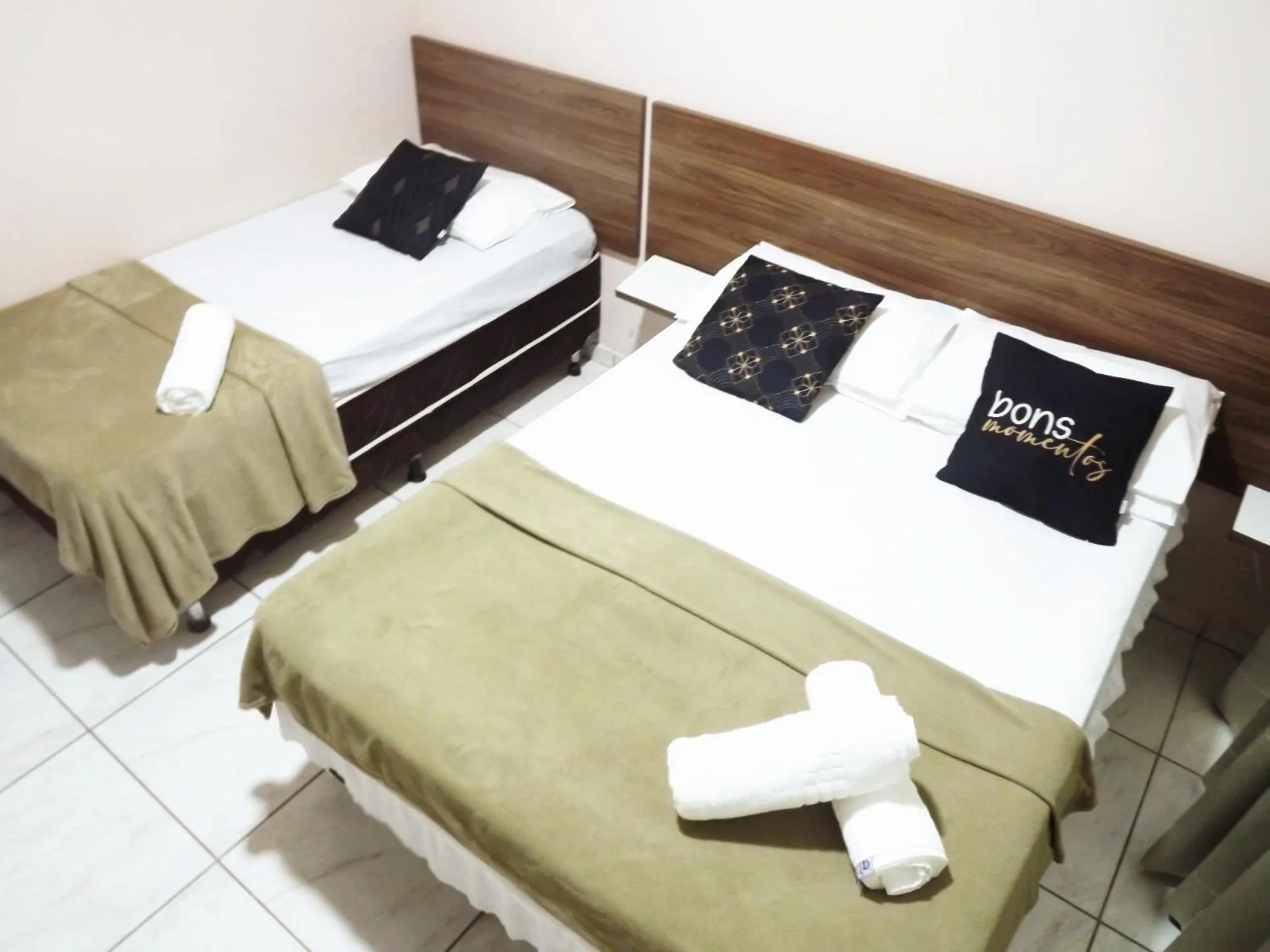 Bed in Pousada do Pescador