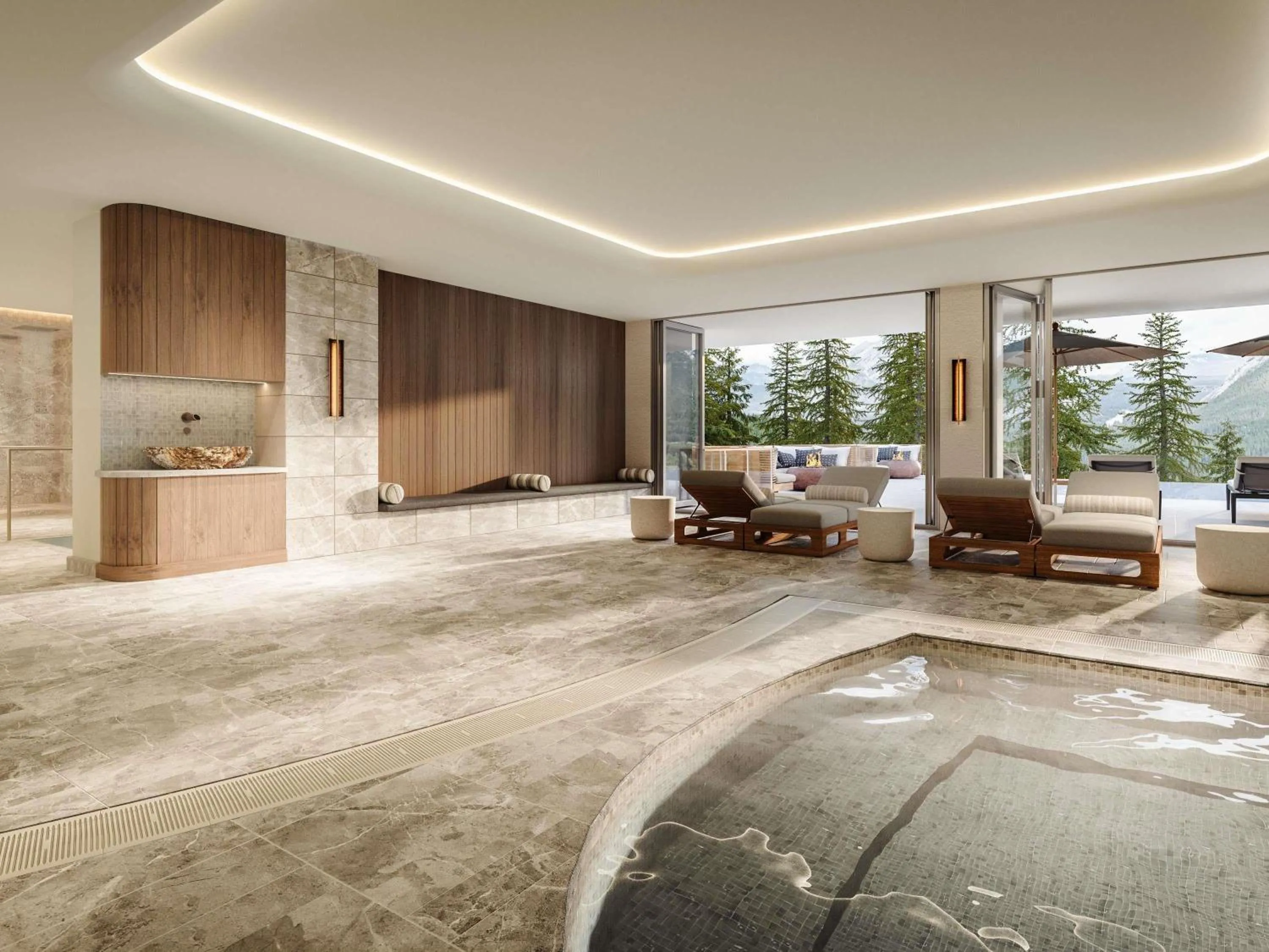 Spa and wellness centre/facilities in Rimrock Banff, Emblems Collection