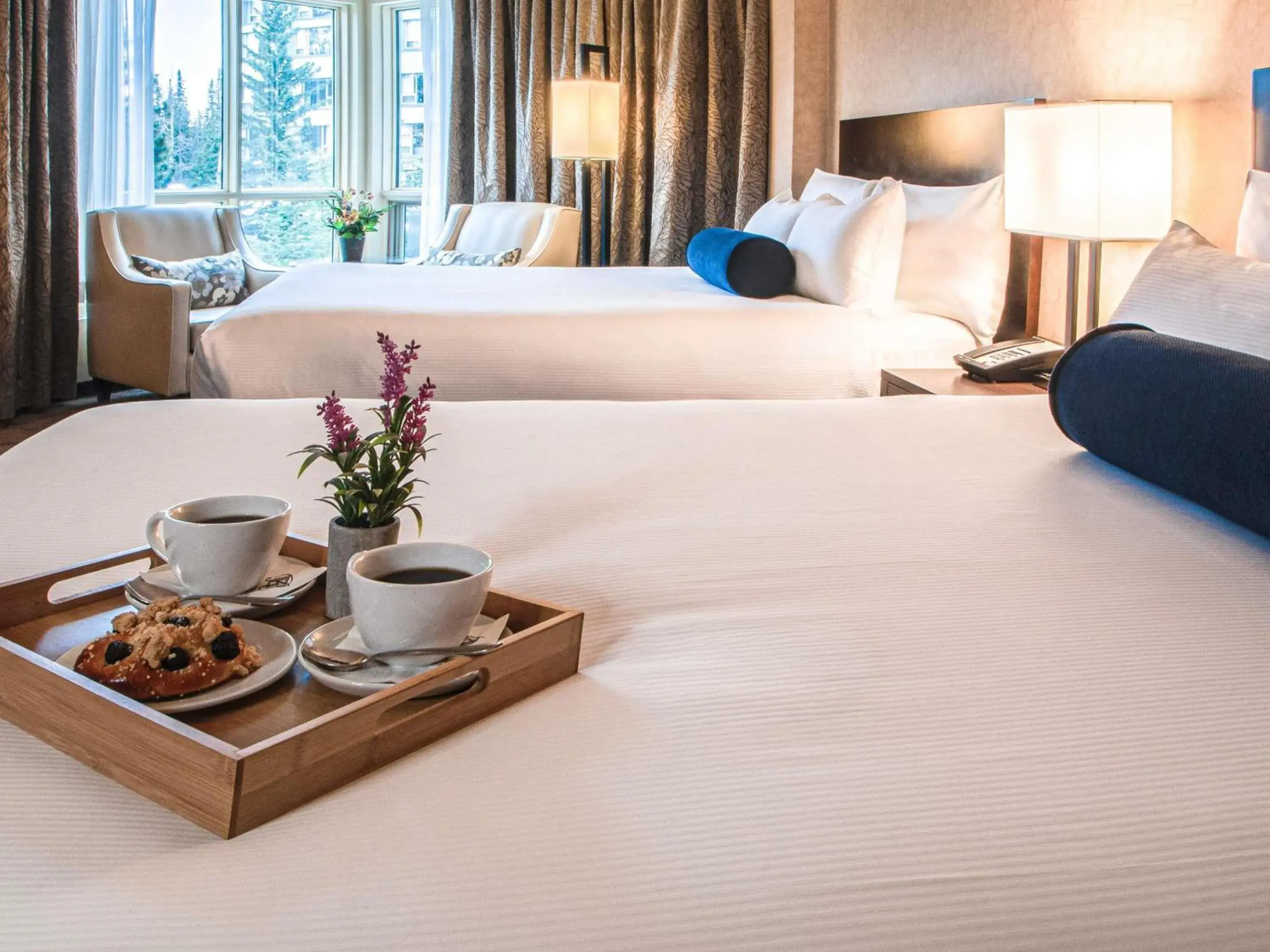 Bedroom, Bed in Rimrock Banff, Emblems Collection Bedroom, Bed in Rimrock Banff, Emblems Collection