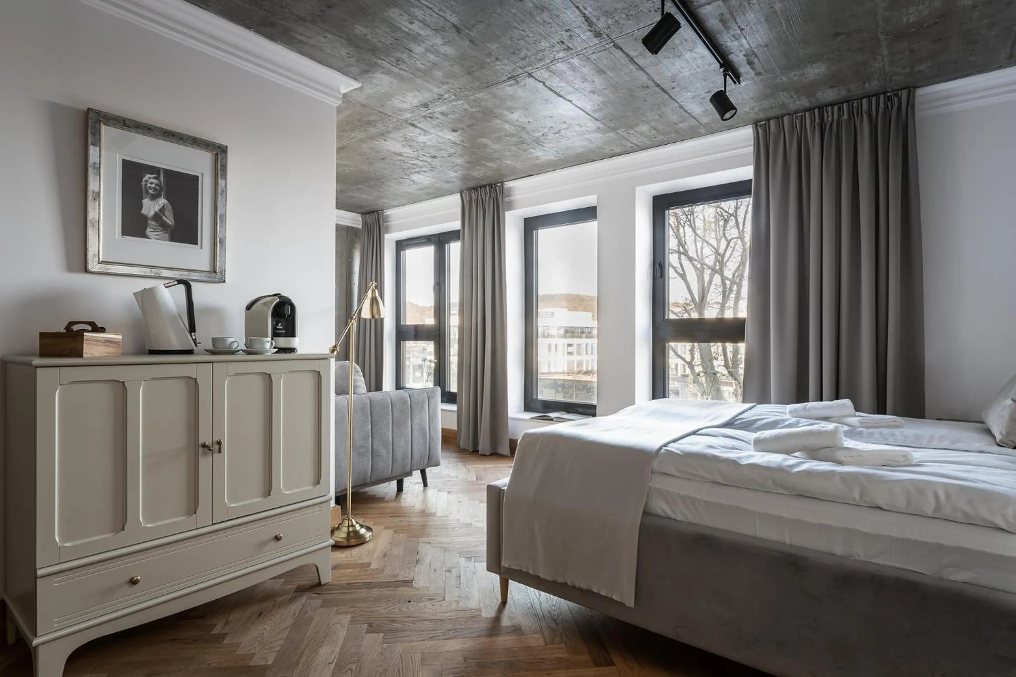 Bed in Apartamenty Przystanek Przy Klifie