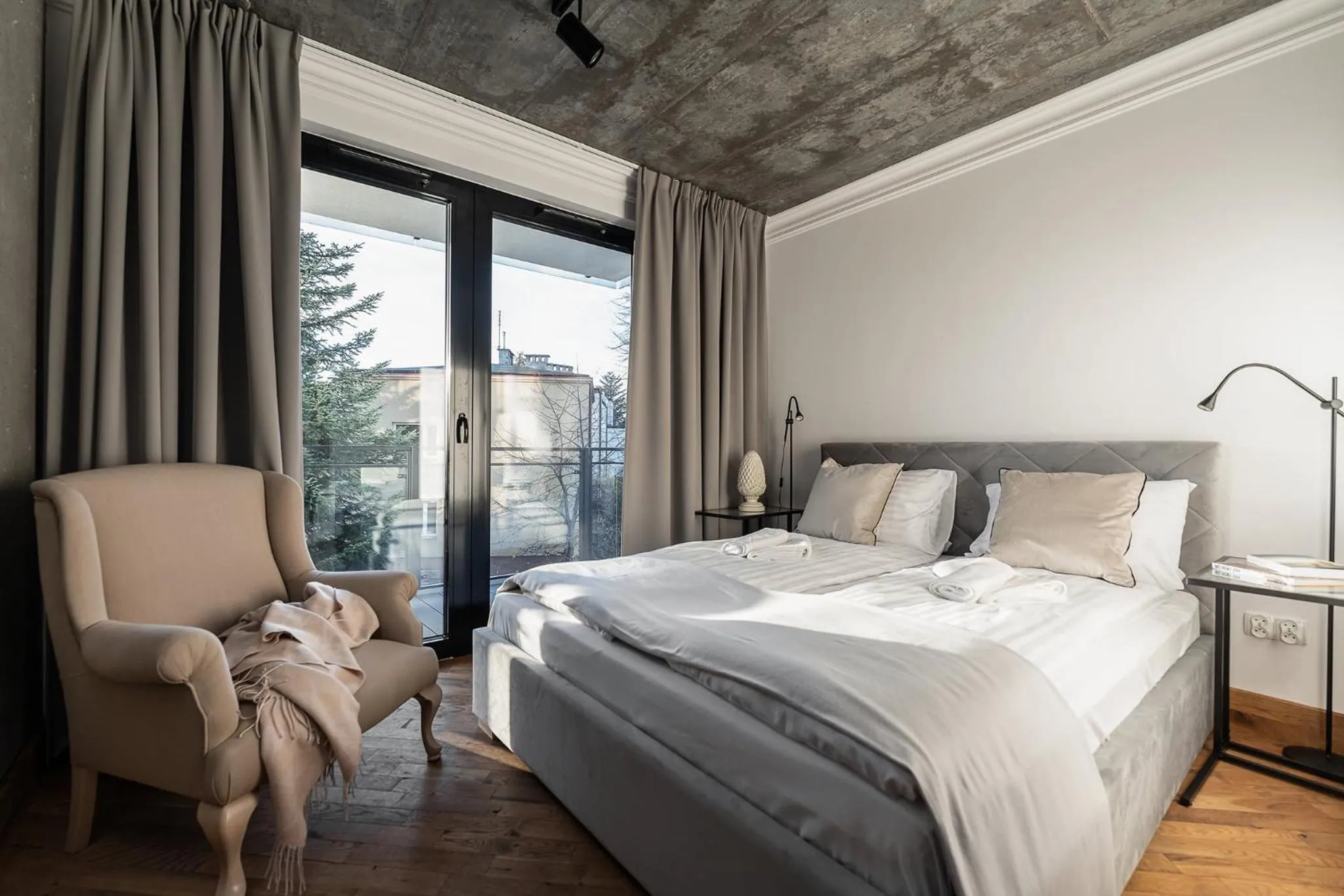 Bed in Apartamenty Przystanek Przy Klifie