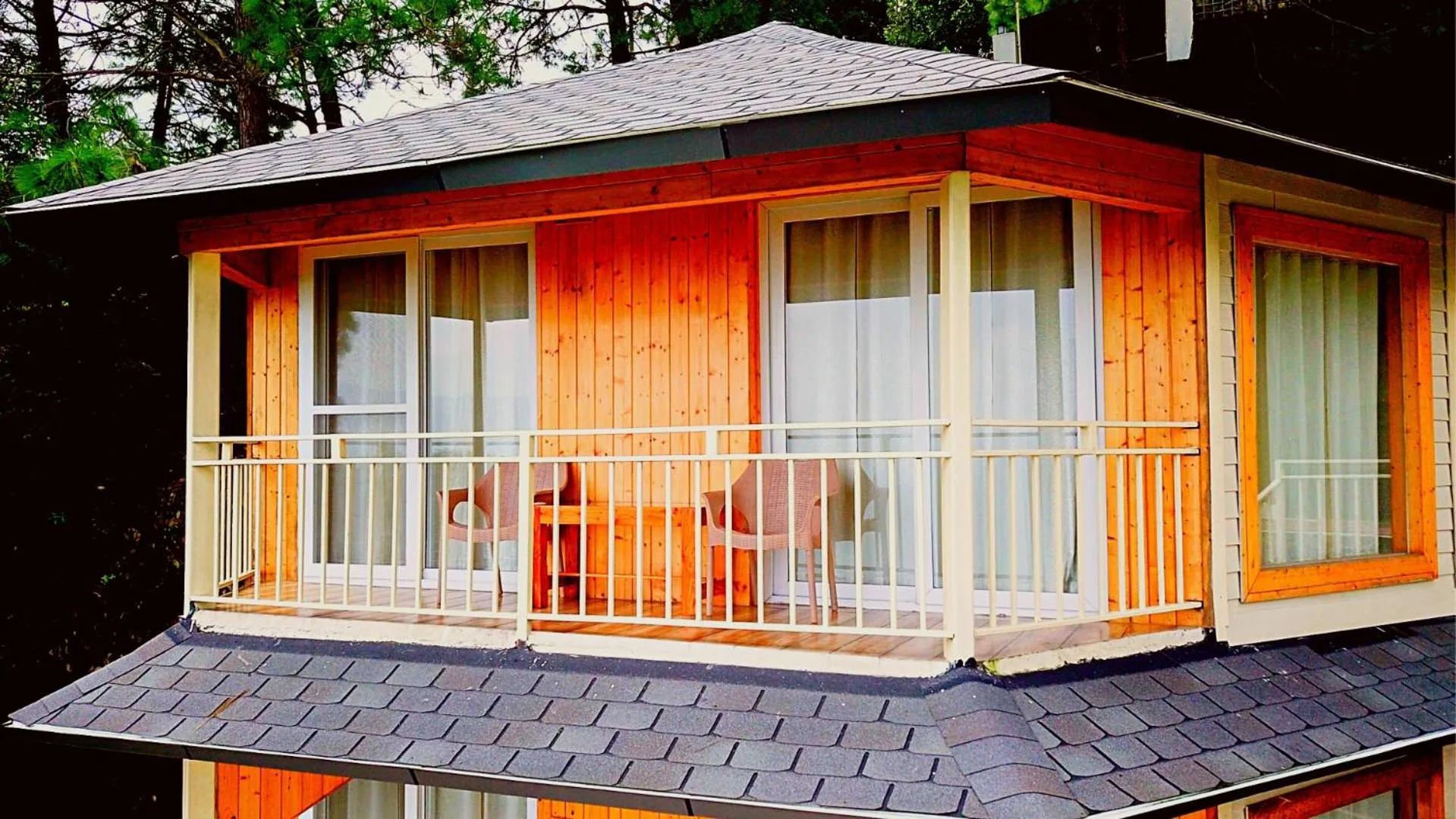 Balcony/Terrace in The Woods Retreat