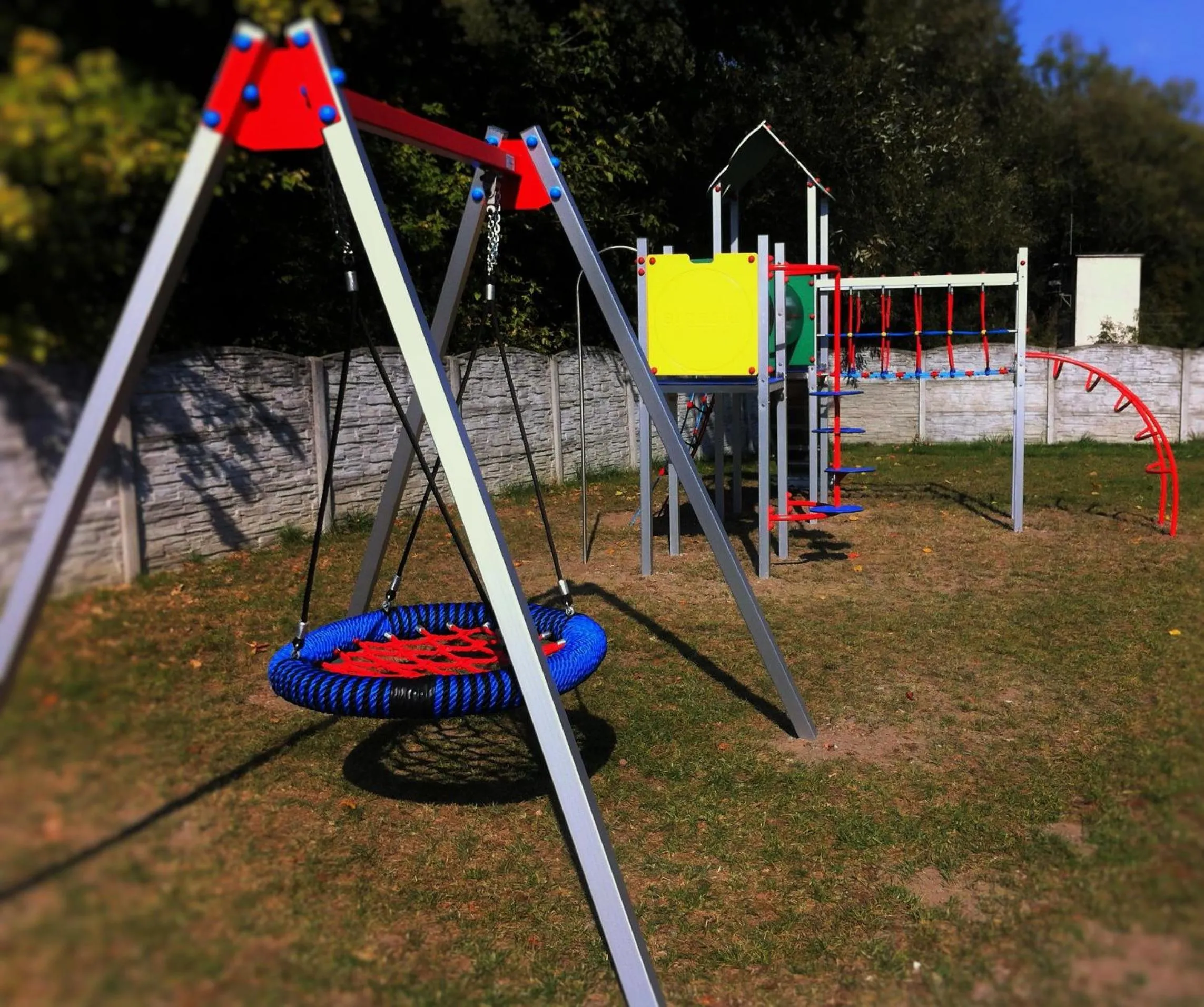 Children play ground in Dworska Elektrownia