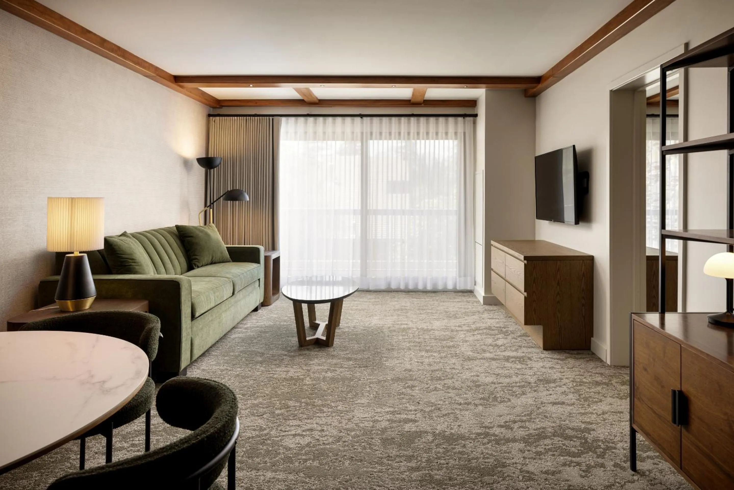 Living room in Banff Park Lodge