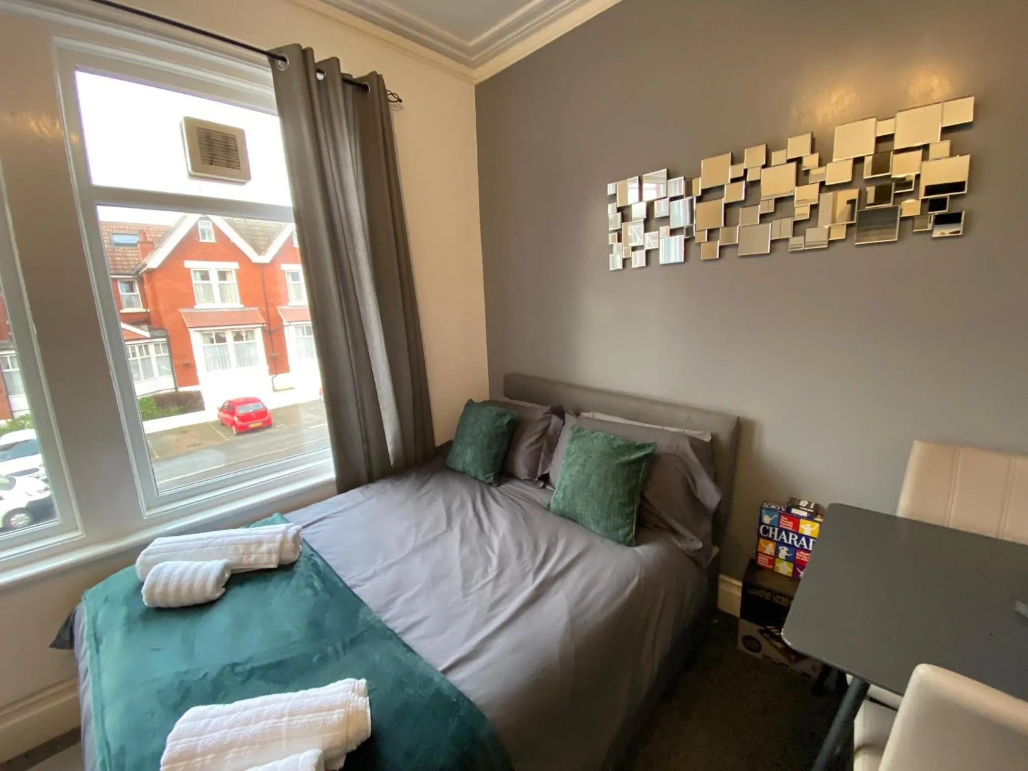Bedroom, Bed in Blackpool Abode - 124 Elite Apartments