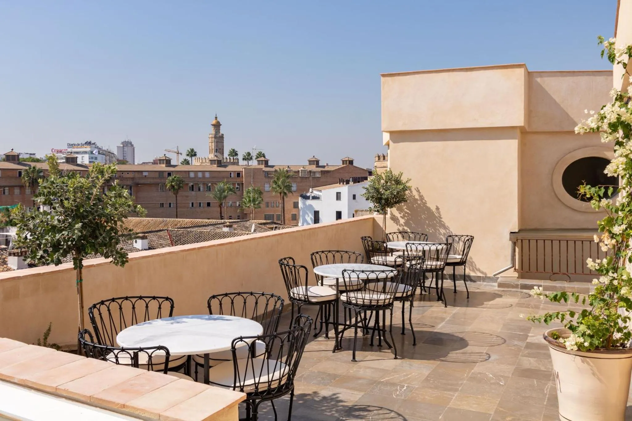 Balcony/Terrace in Casa de la Moneda Residences Sevilla