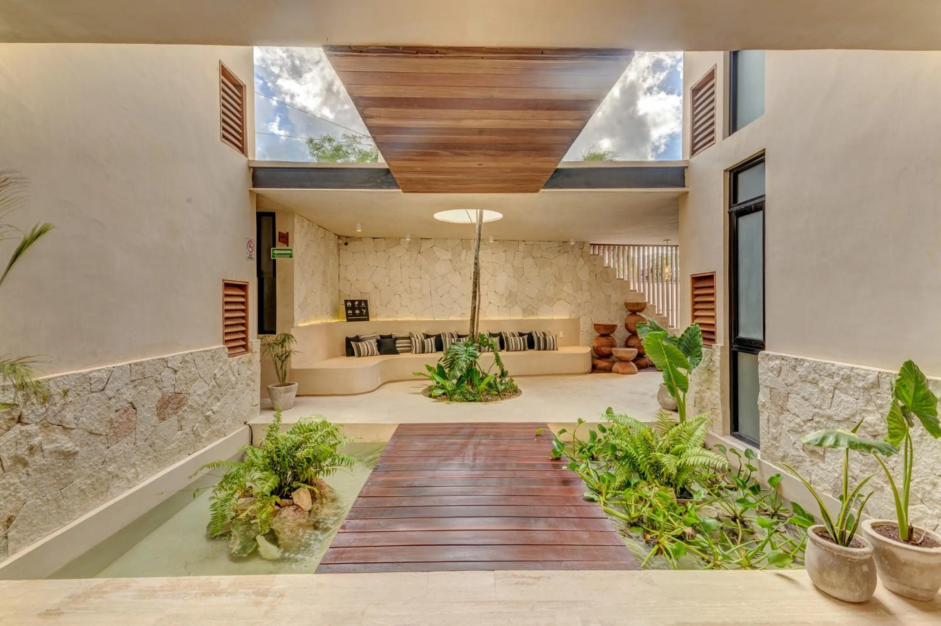 Living room in Eterna Tulum