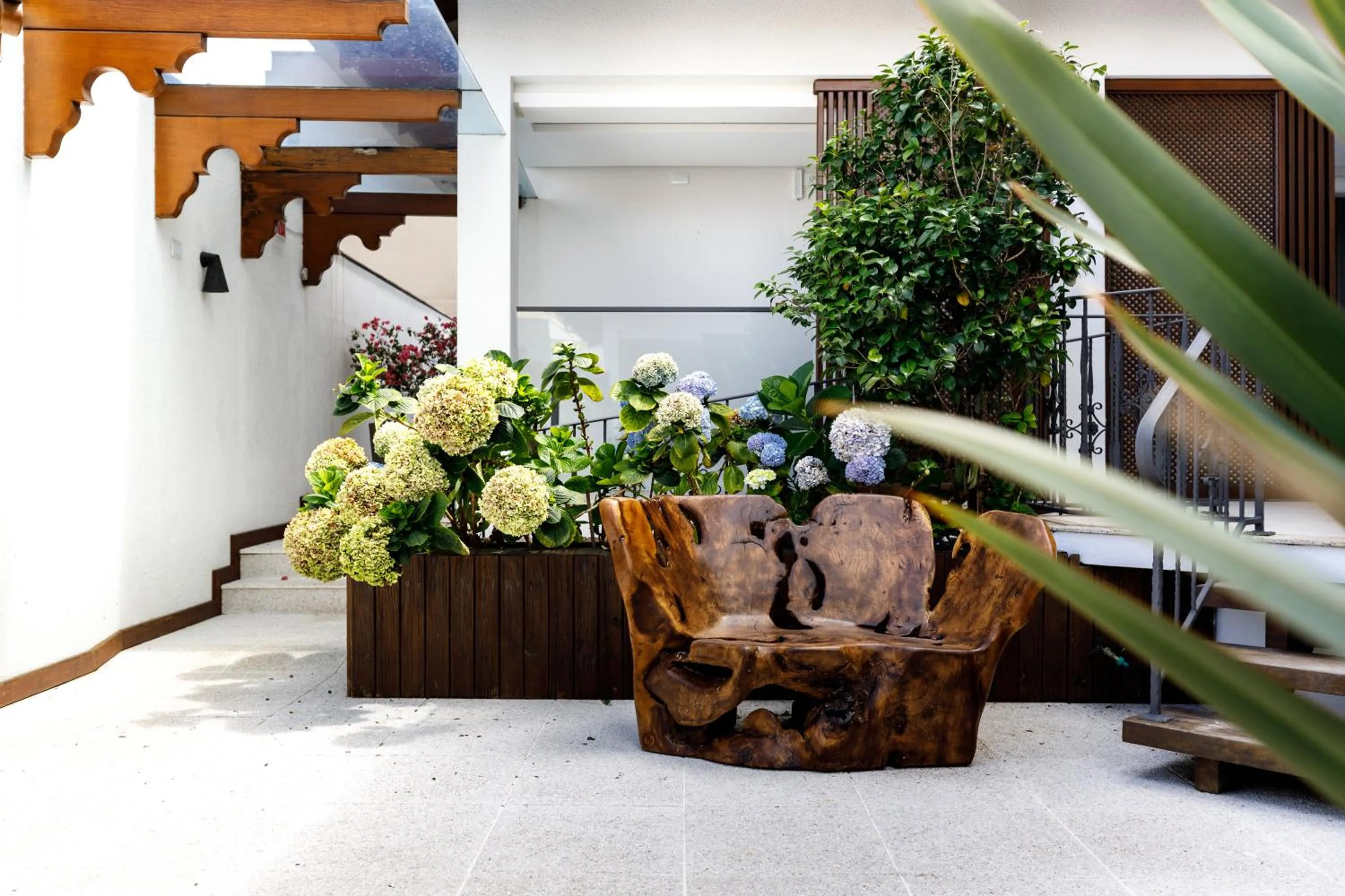 Patio in Villa d'Ozio Hotel e Cucina