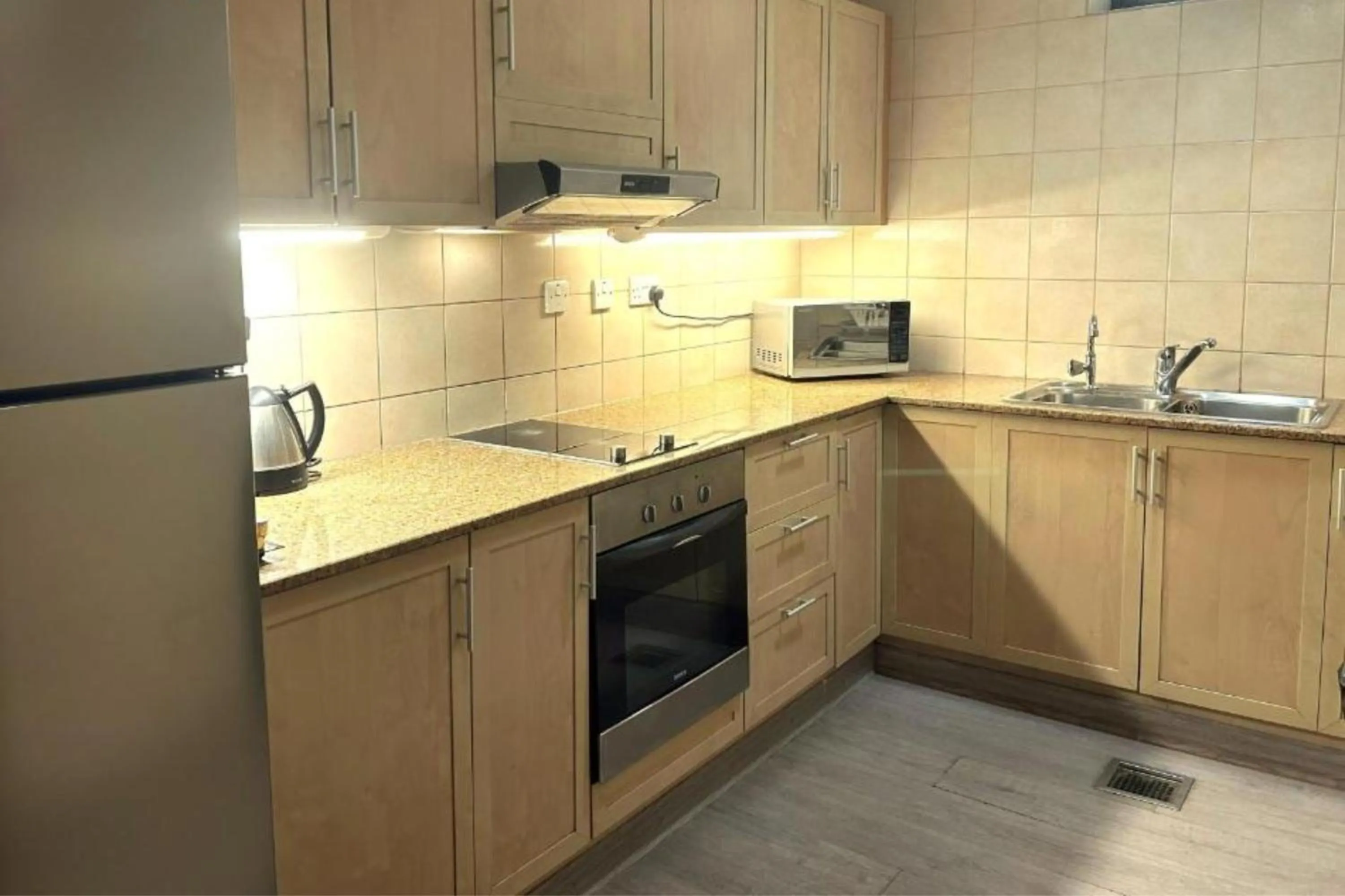 Kitchen or kitchenette, Kitchen/Kitchenette in Hilton Kuwait Resort