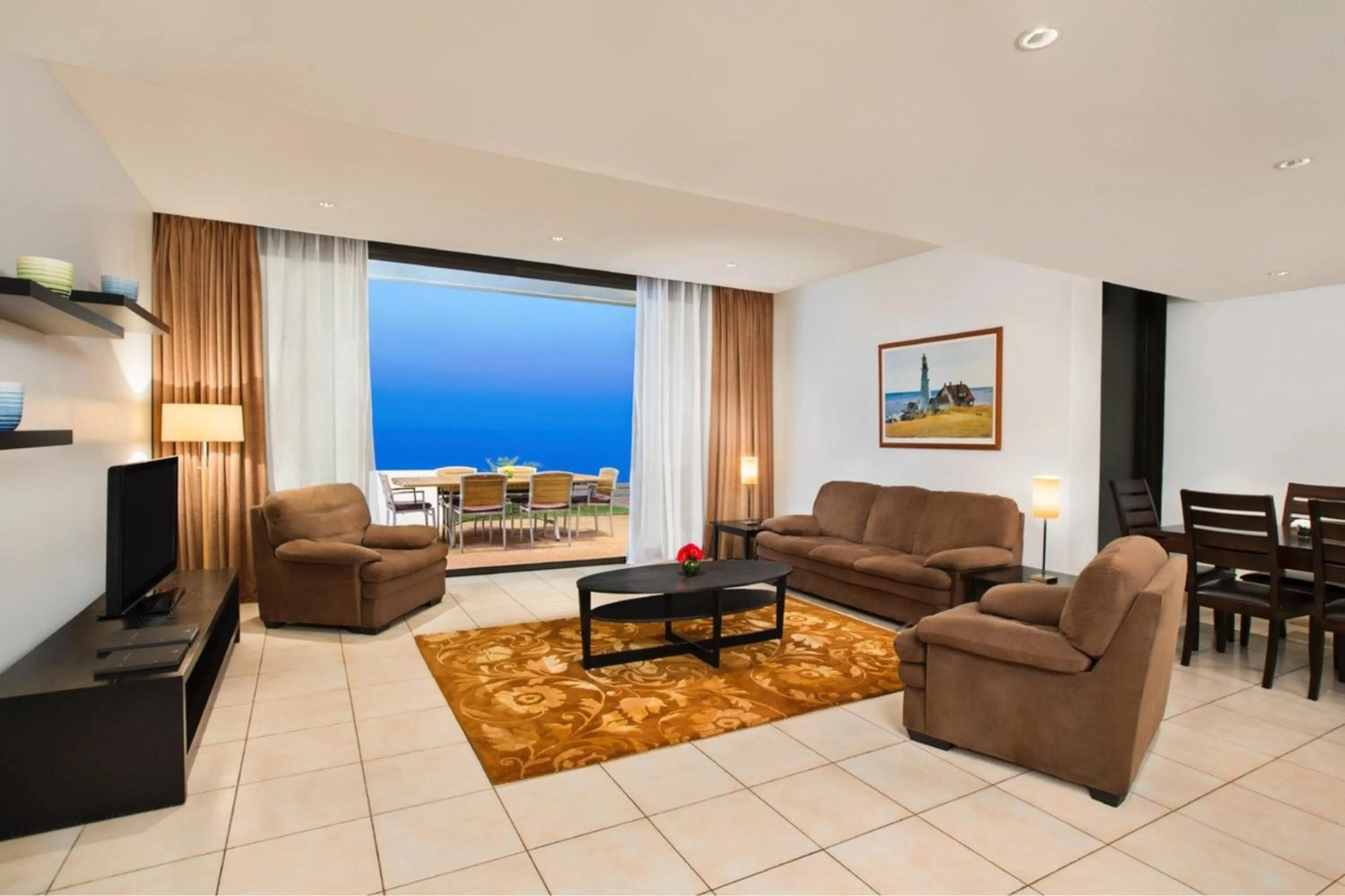 Living room, Seating Area in Hilton Kuwait Resort