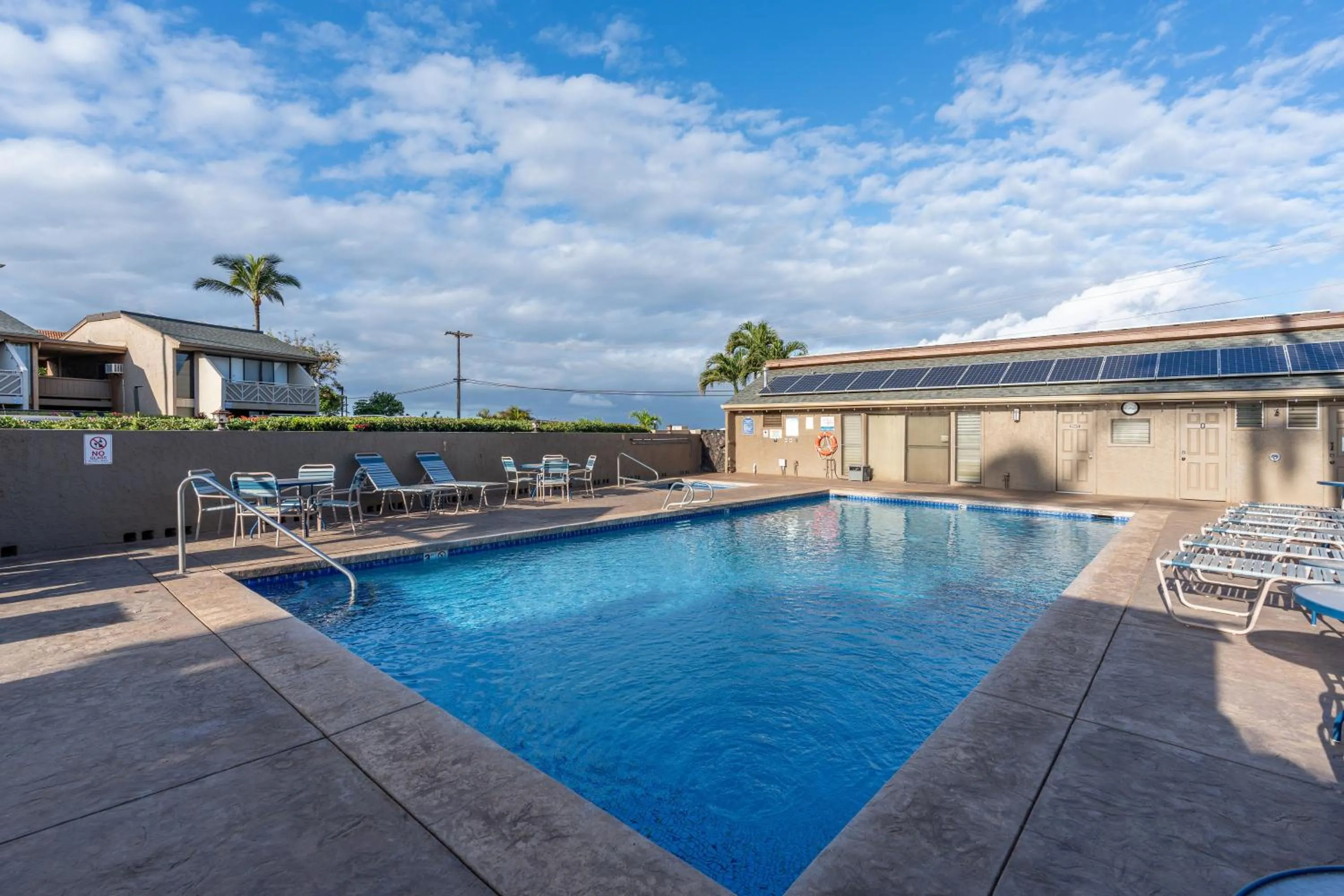 Pool view in Maui Beach Retreat