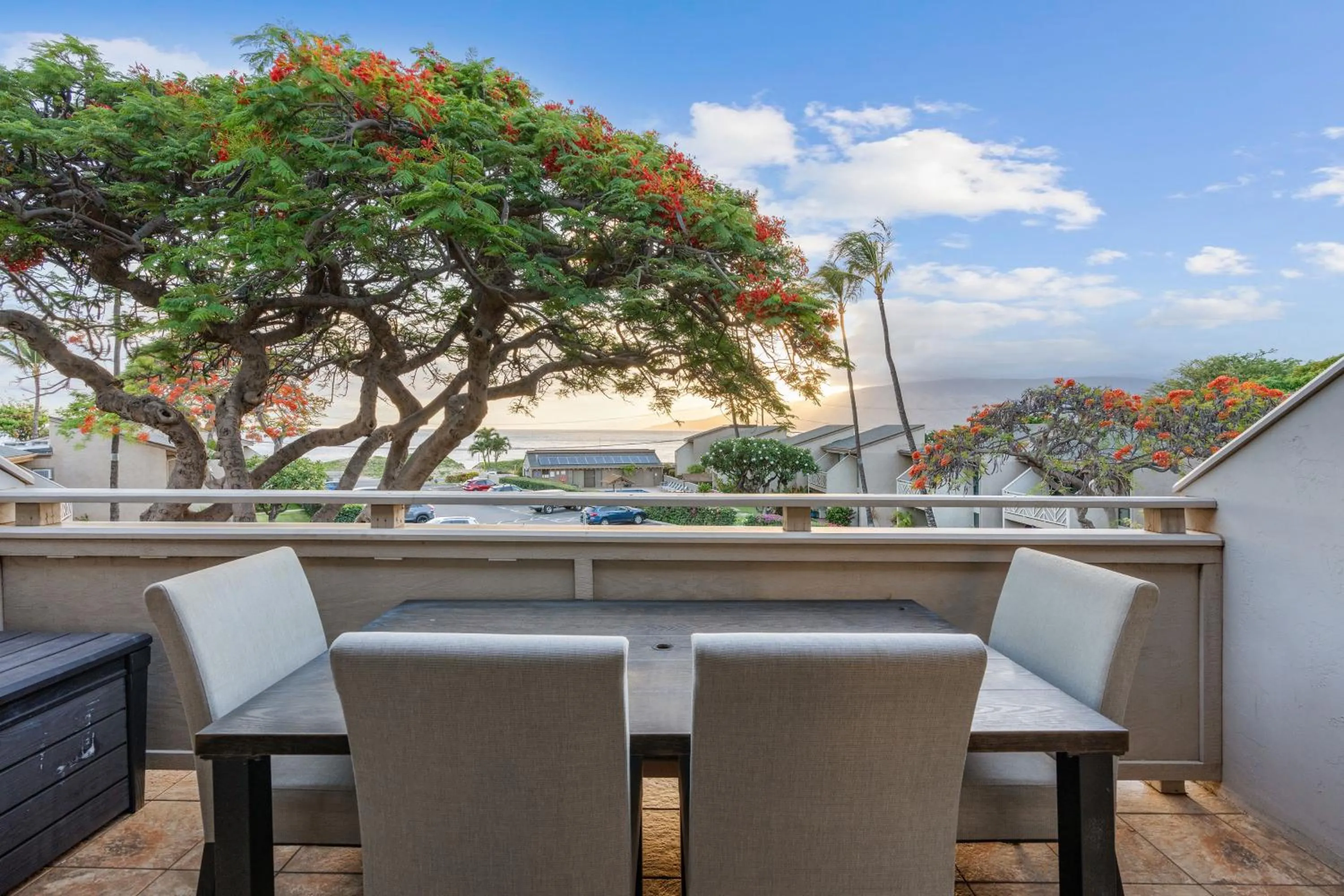 Patio in Maui Beach Retreat