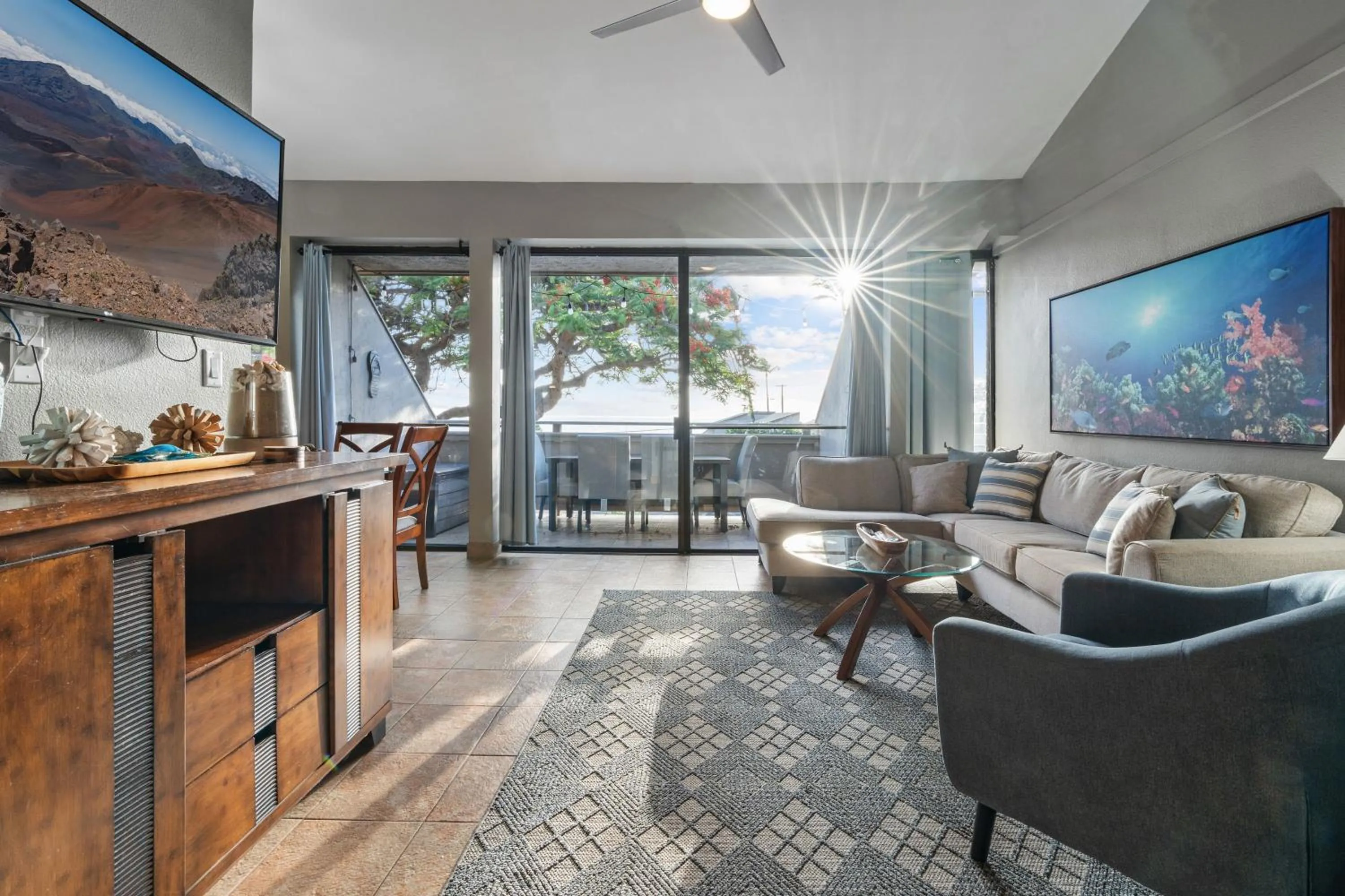 TV and multimedia in Maui Beach Retreat