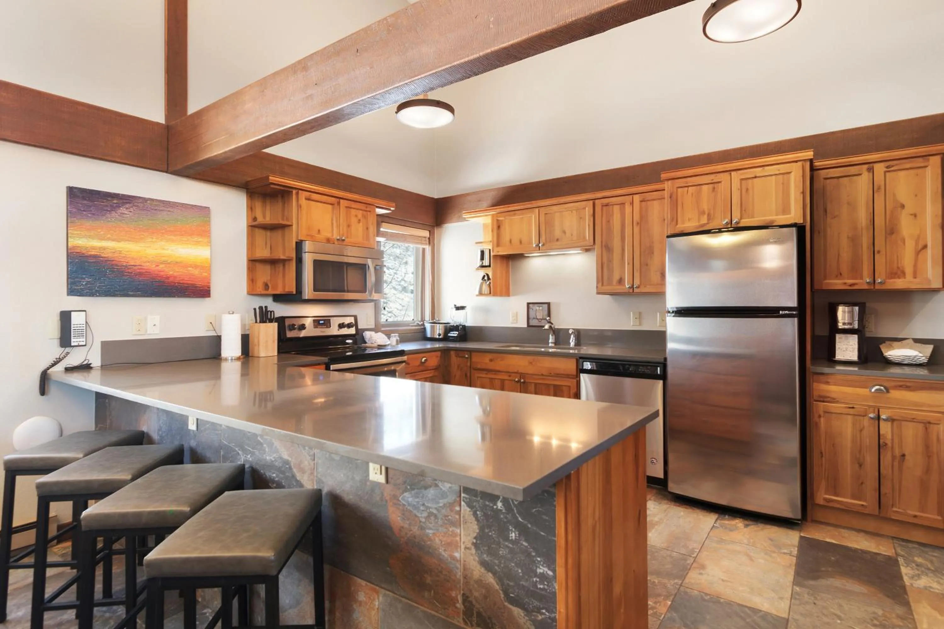 Kitchen or kitchenette in Gold Point Resort Breckenridge by Vacatia