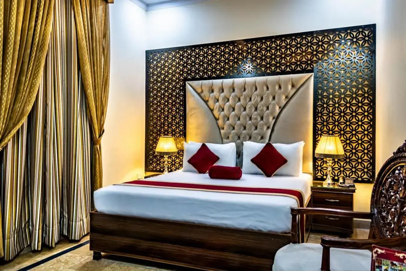 Bed in Rose Palace Hotel, Gulberg Bed in Rose Palace Hotel, Gulberg