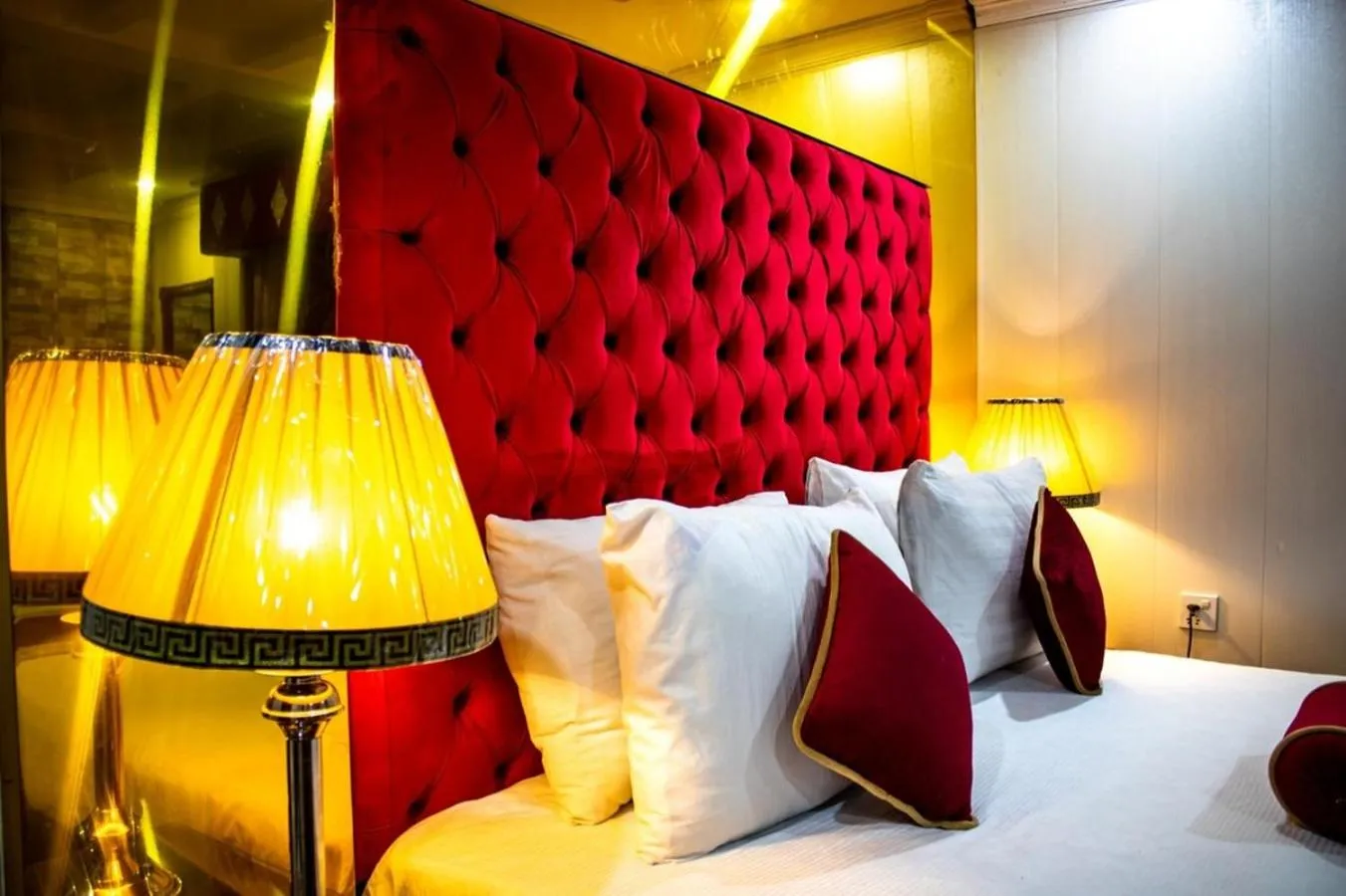 Bed in Rose Palace Hotel, Gulberg