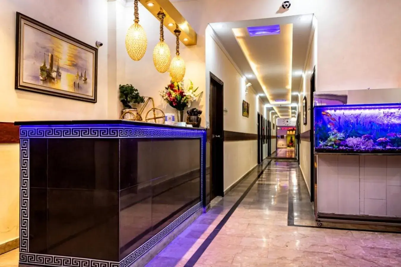 Lobby or reception in Rose Palace Hotel, Gulberg Lobby or reception in Rose Palace Hotel, Gulberg