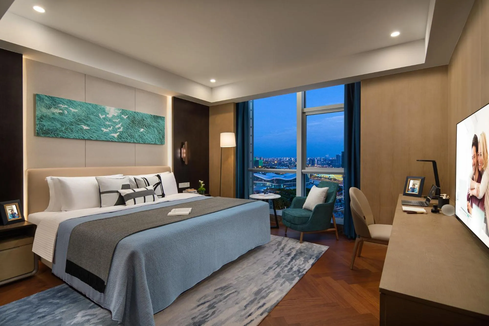 Bedroom, Bed in Ascott New District Wuxi