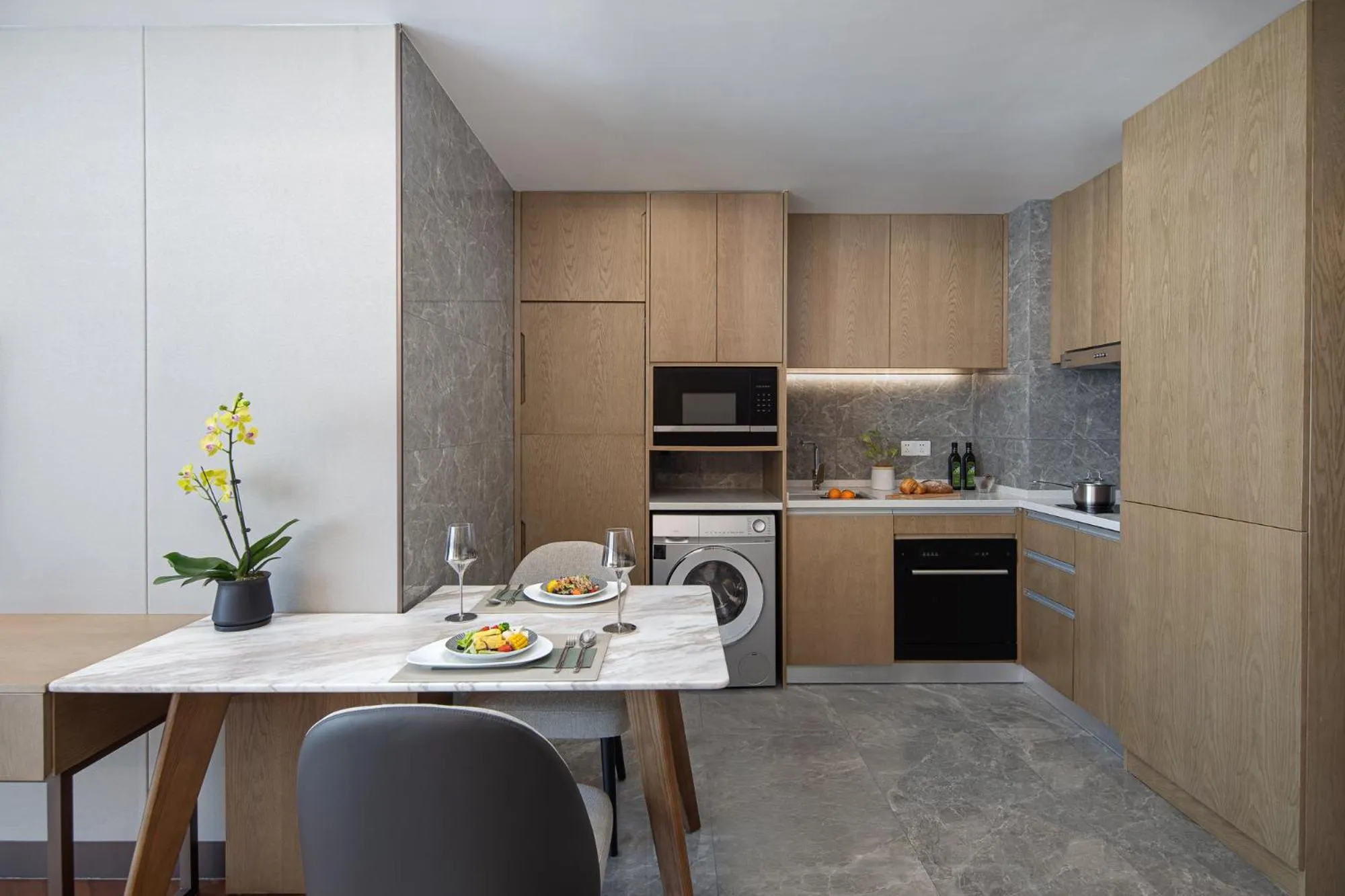 Kitchen or kitchenette in Ascott New District Wuxi