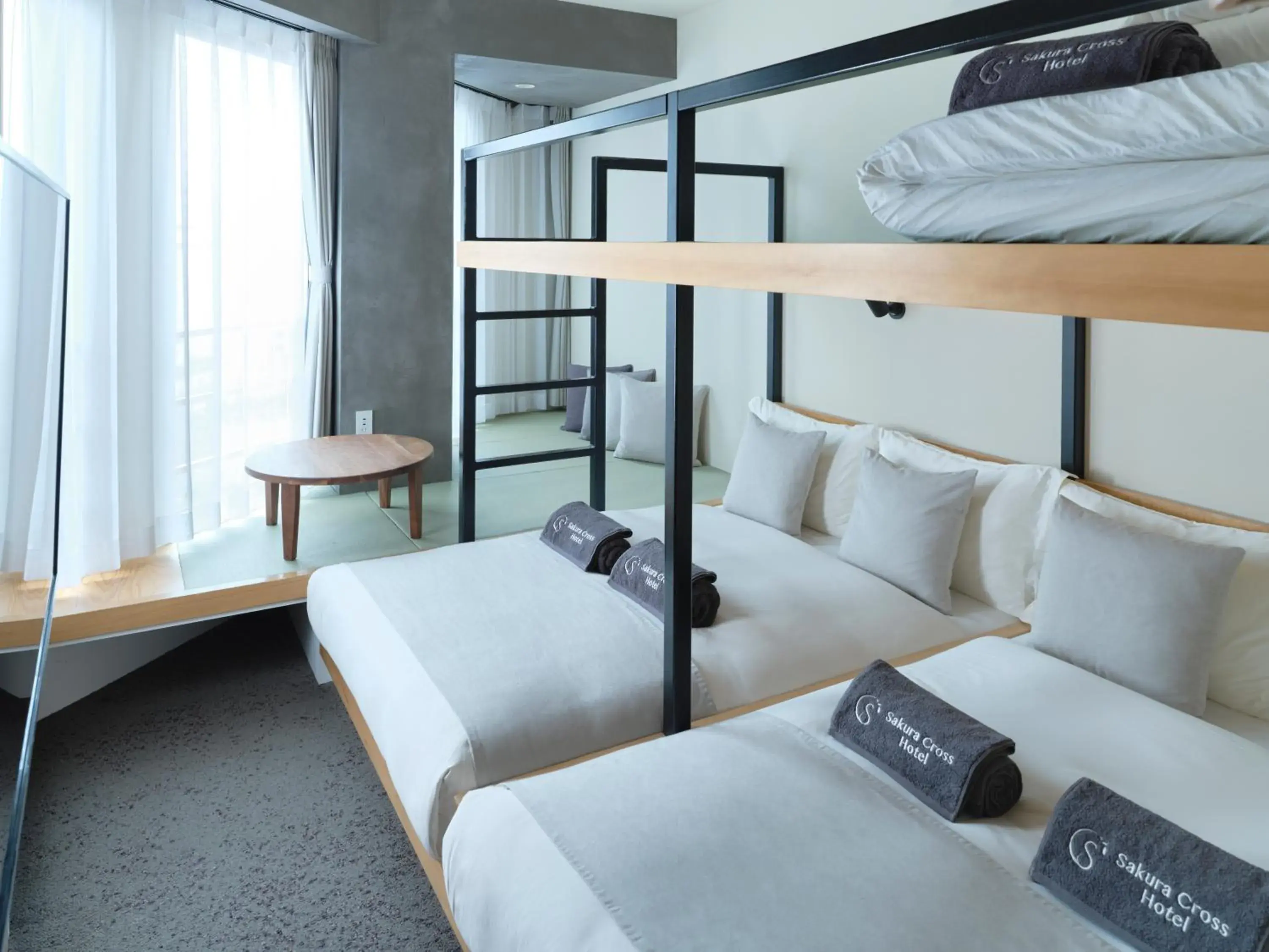 Bed in Sakura Cross Hotel Ueno Iriya Annex Bed in Sakura Cross Hotel Ueno Iriya Annex