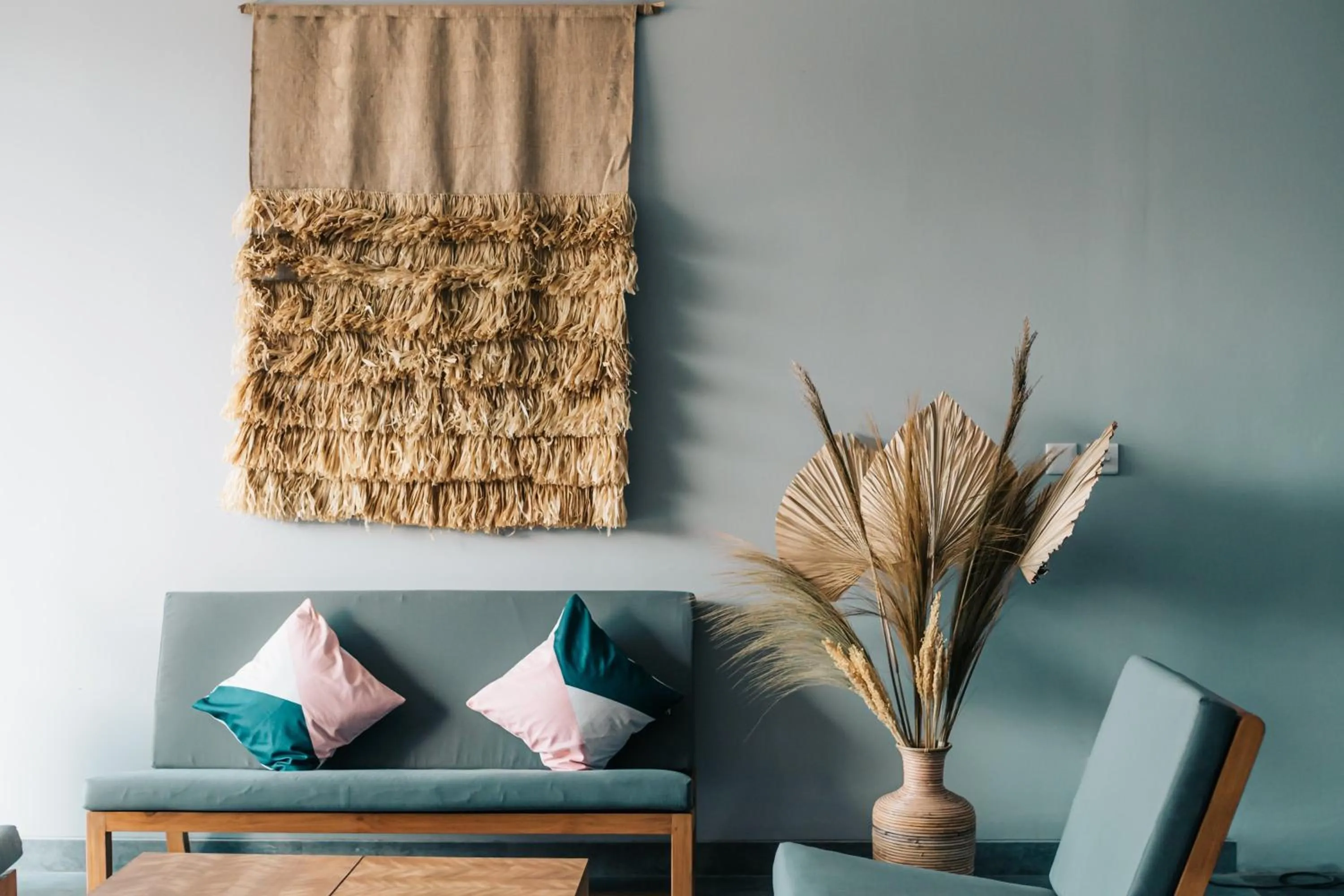 Seating area in Bestah Coliving