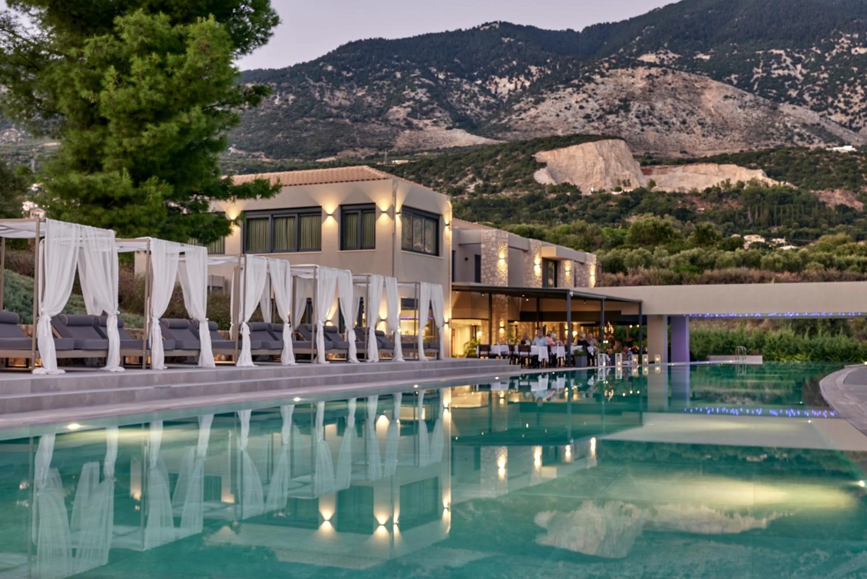 Swimming pool in Celestial All Suites