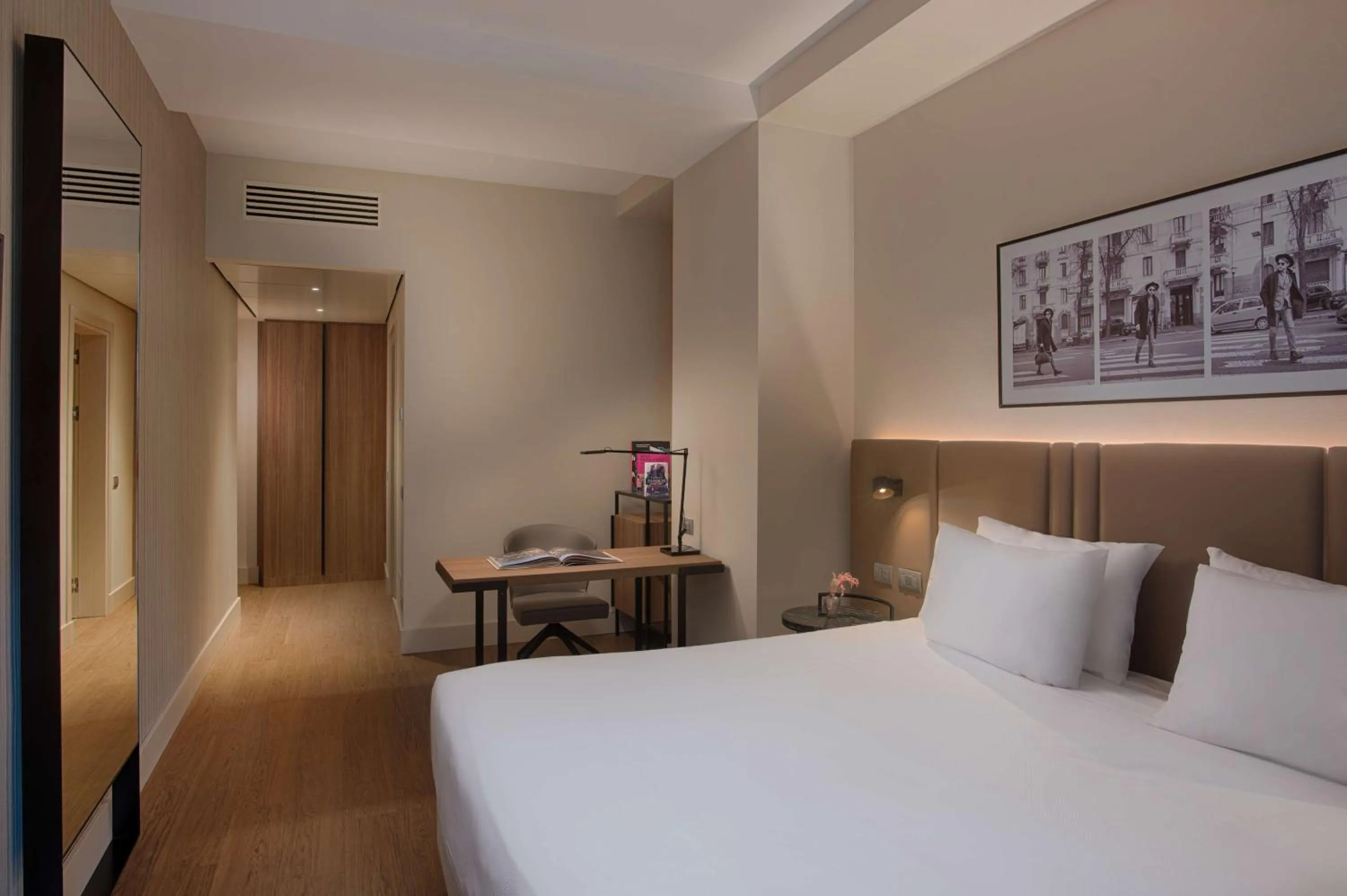 Bedroom, Bed in NH Milano Corso Buenos Aires