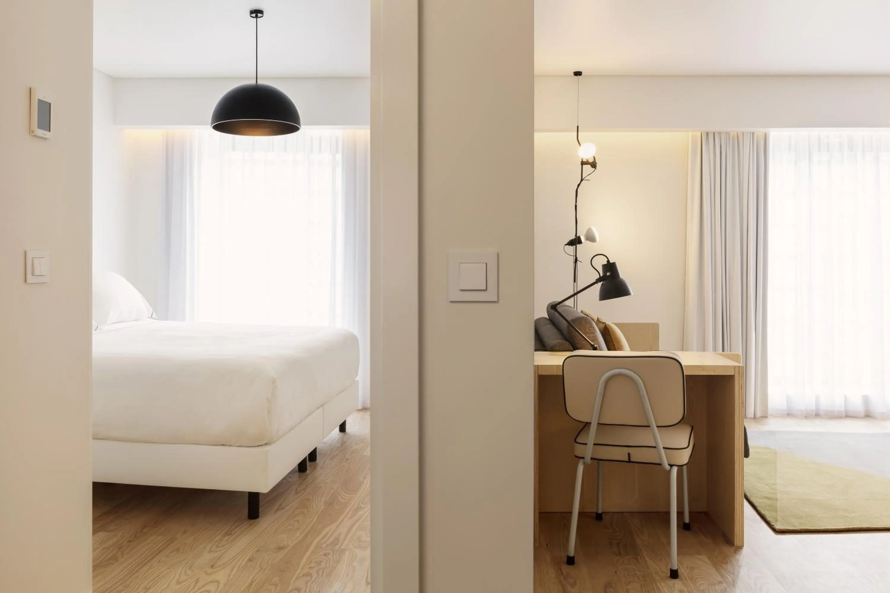 Bed in Casa da Galeria - Azores Art of Hosting