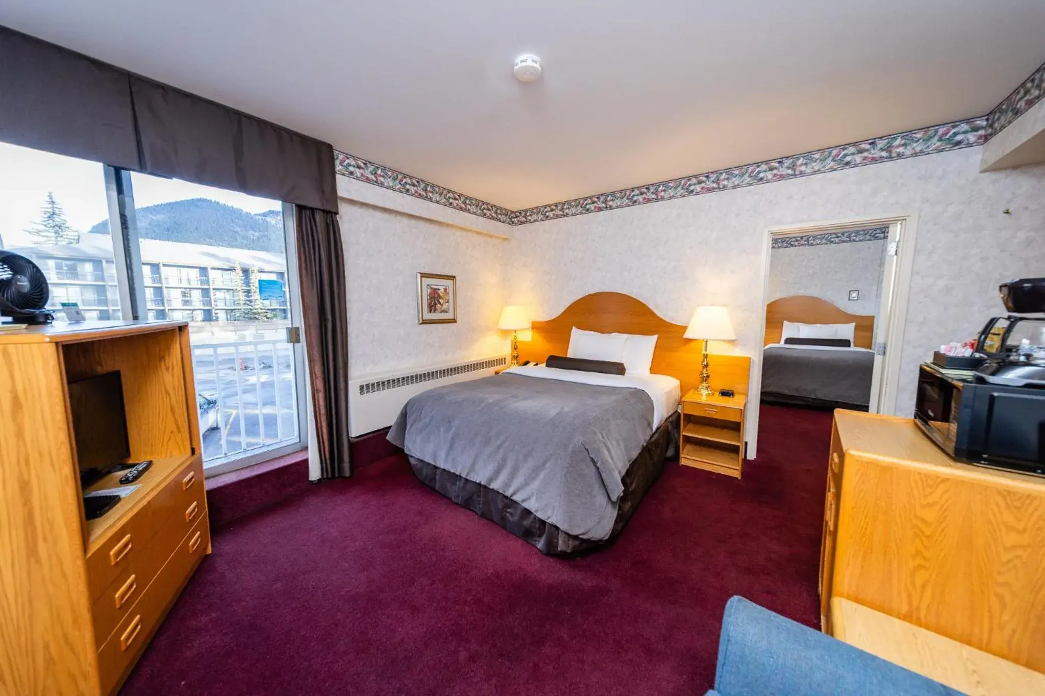 Bed in Bow View Lodge Bed in Bow View Lodge