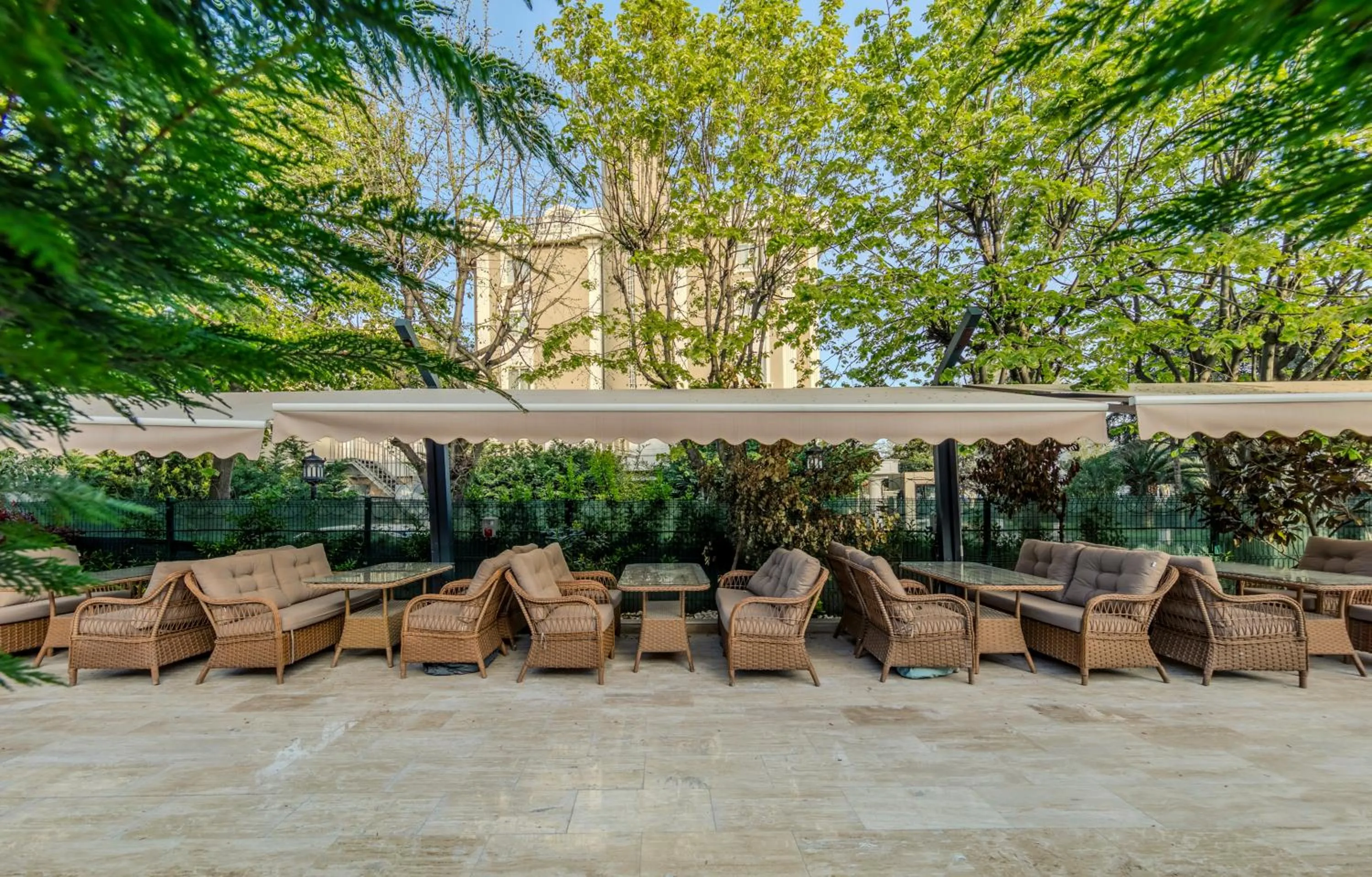 Garden in Istanbul Old City Topkapi Porta Romanos Hotel Ottoman Heritage