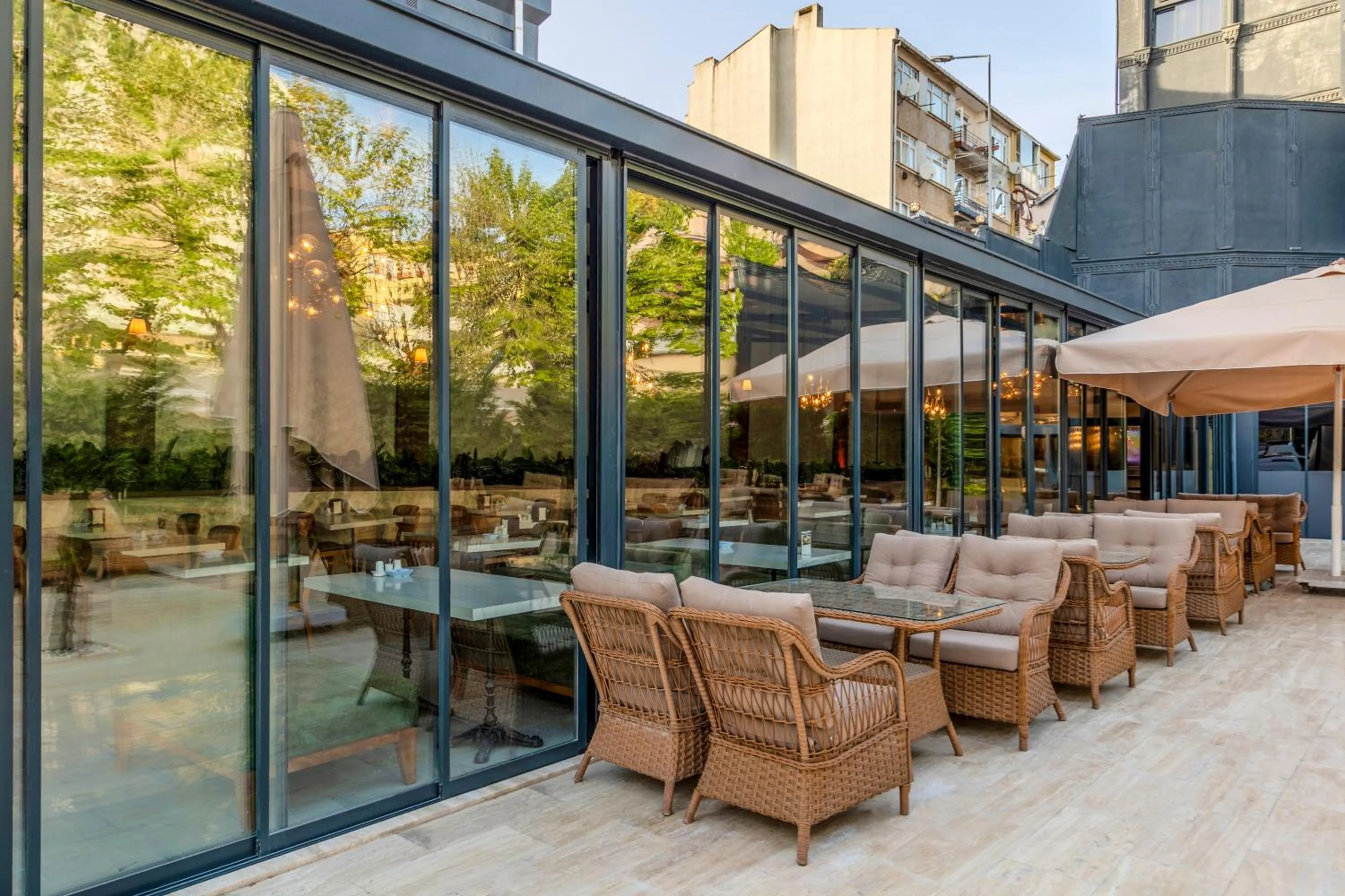 Garden in Istanbul Old City Topkapi Porta Romanos Hotel Ottoman Heritage