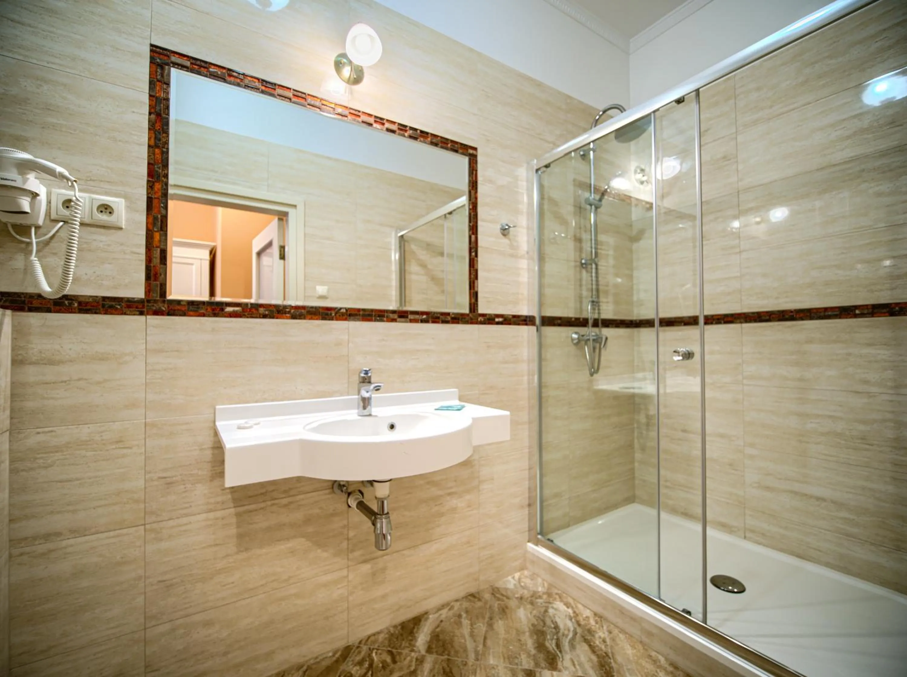 Bathroom in ApartHotel Hubertus