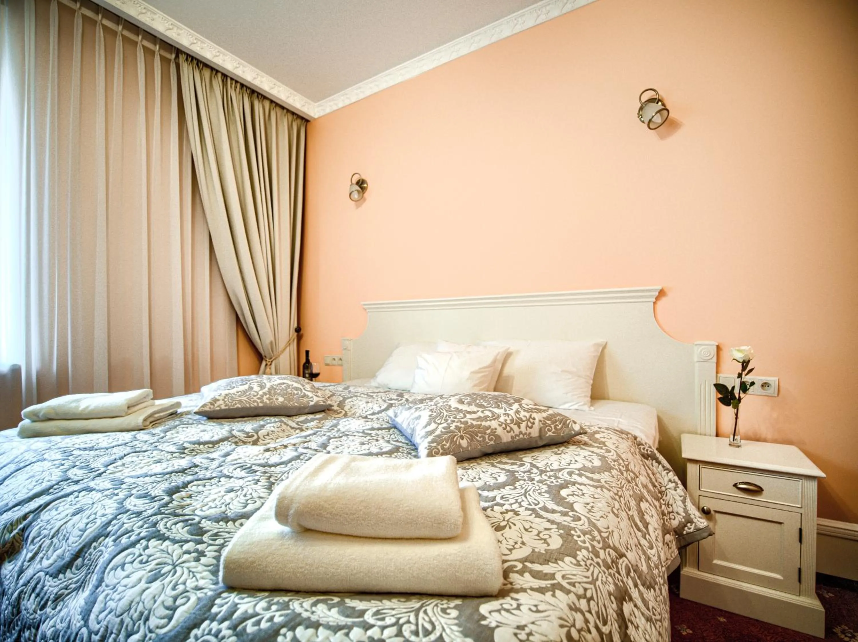 Bed in ApartHotel Hubertus