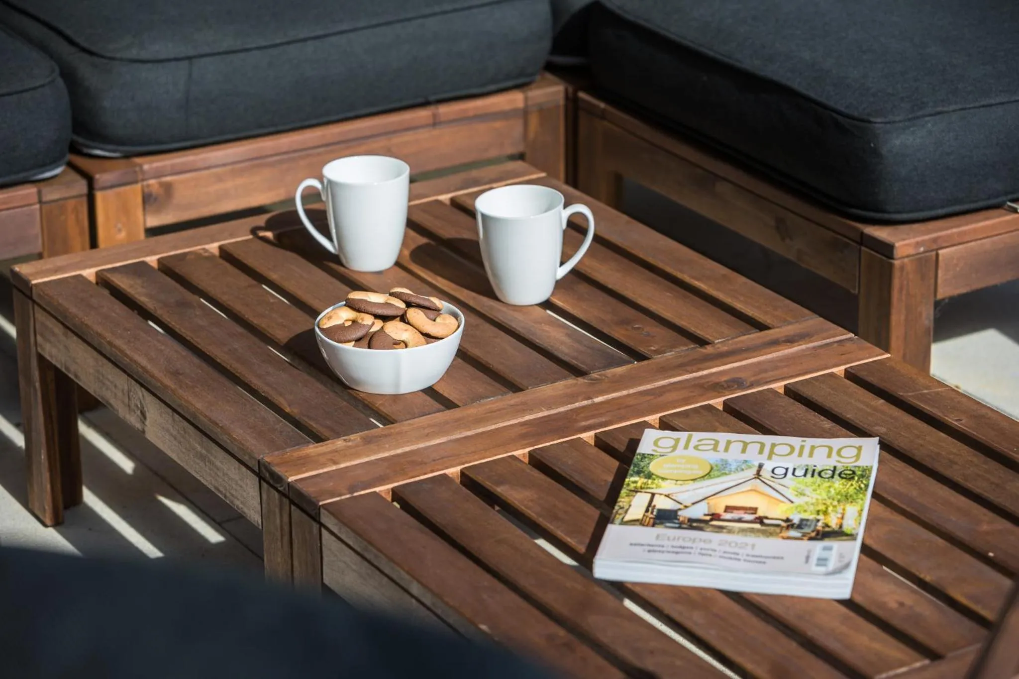 Coffee/tea facilities in Luxury Glamping Beach Villas Porto Bus