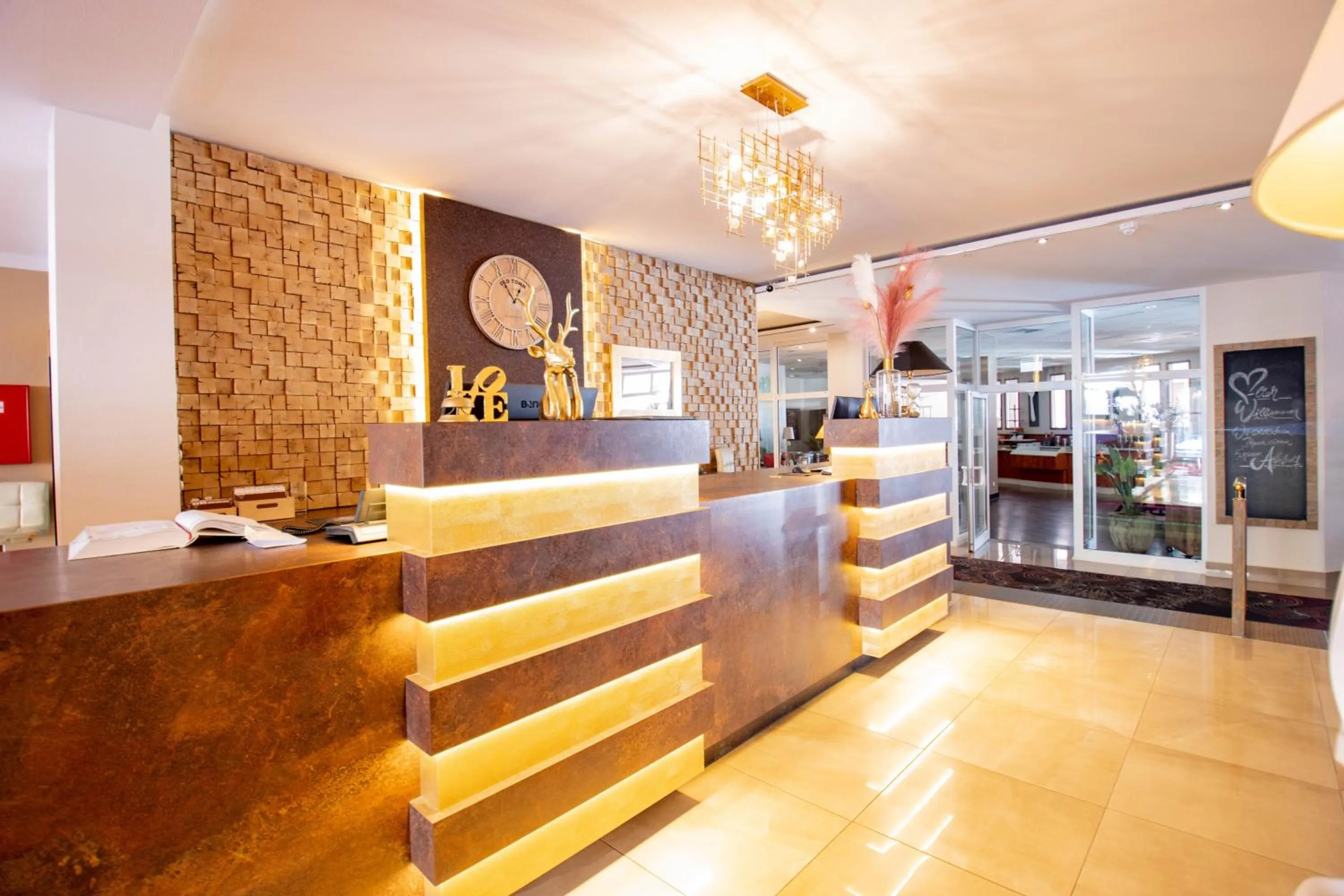 Lobby or reception in Hotel Tanne Ilmenau
