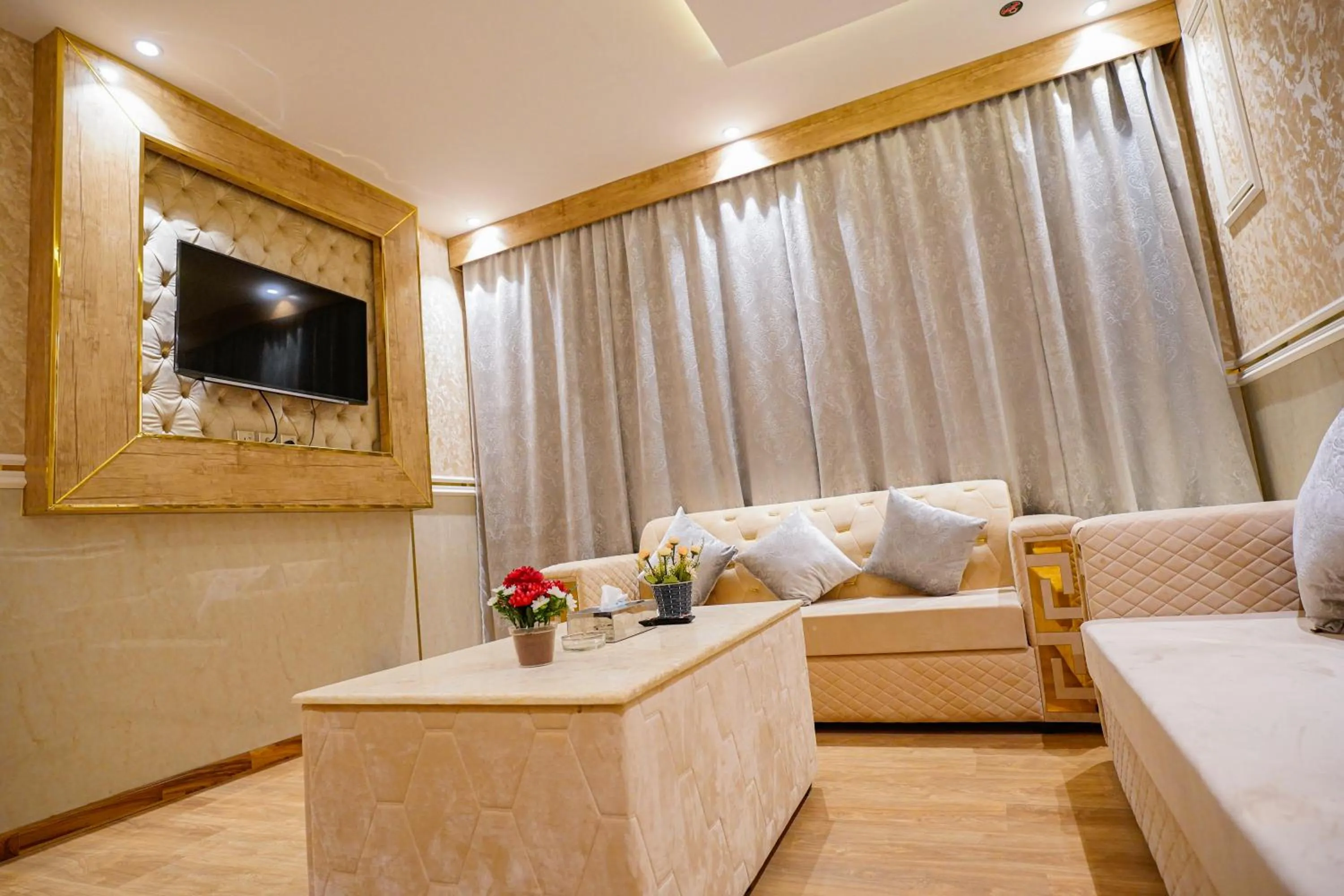 Bed in لامبرت للشقق المخدومة