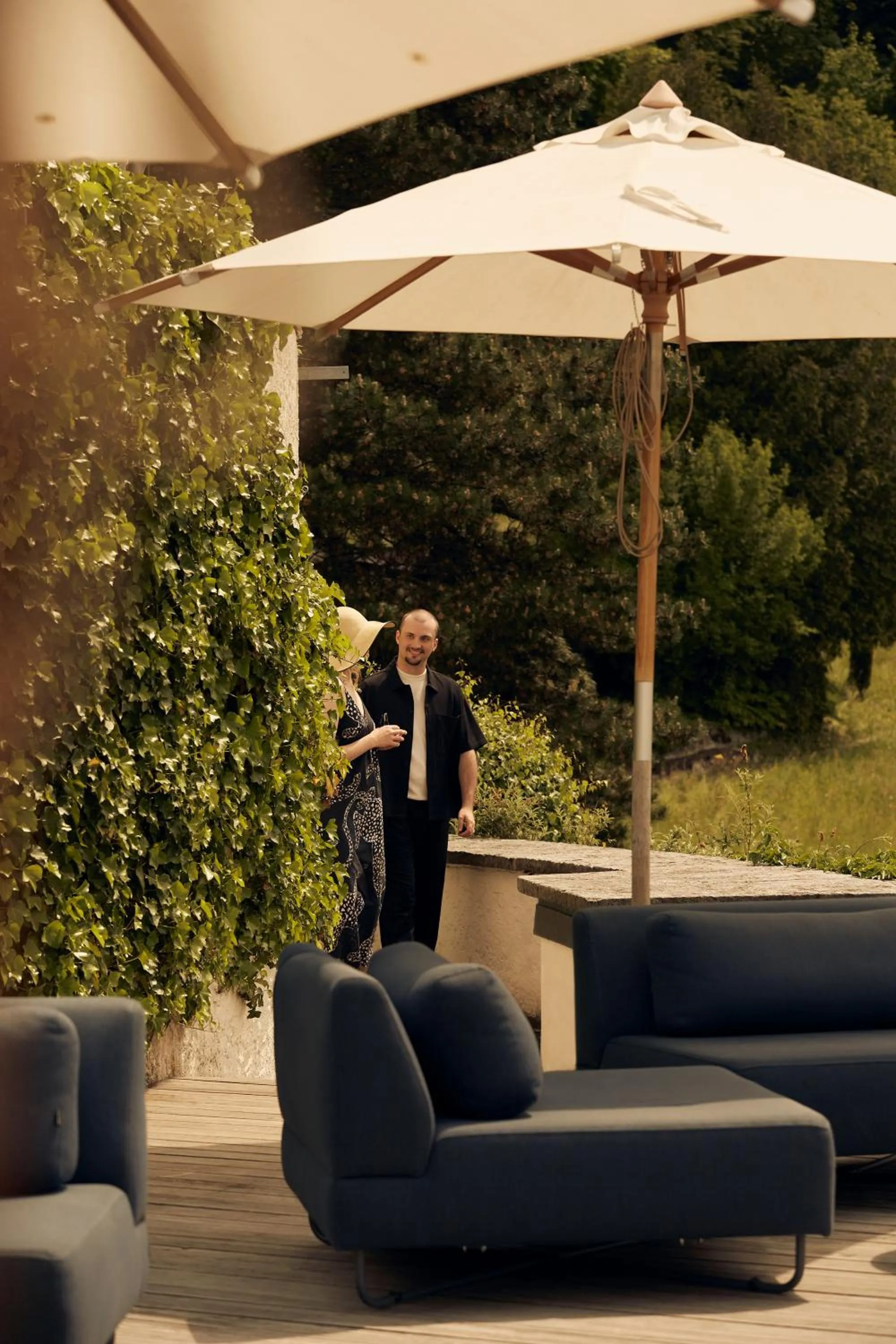 Patio in See- und Seminarhotel FloraAlpina Vitznau