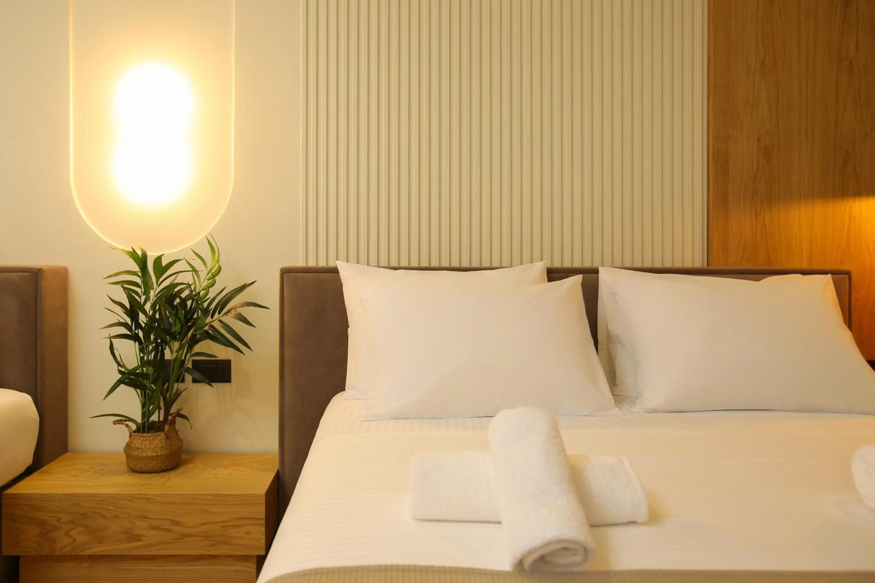 Bed in Hotel Brooklyn Vlore