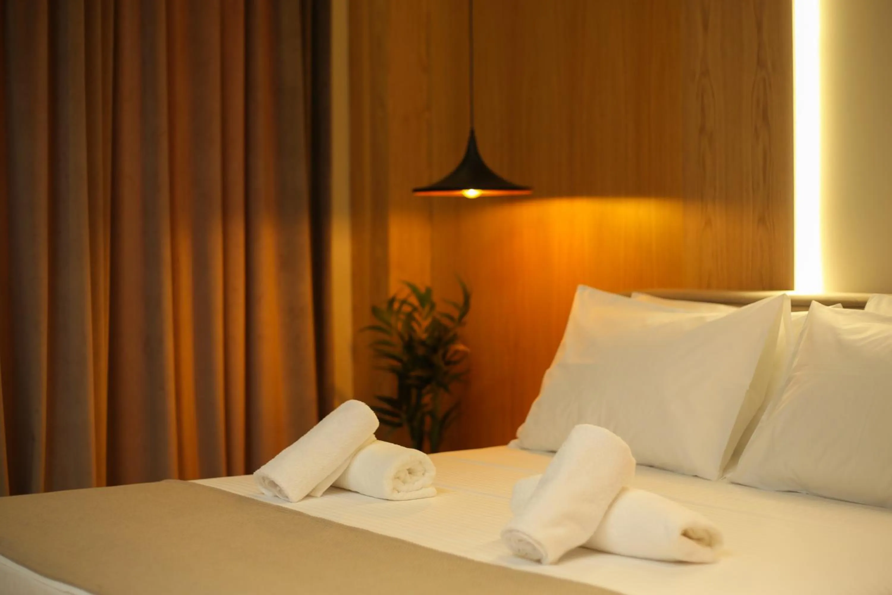 Bed in Hotel Brooklyn Vlore