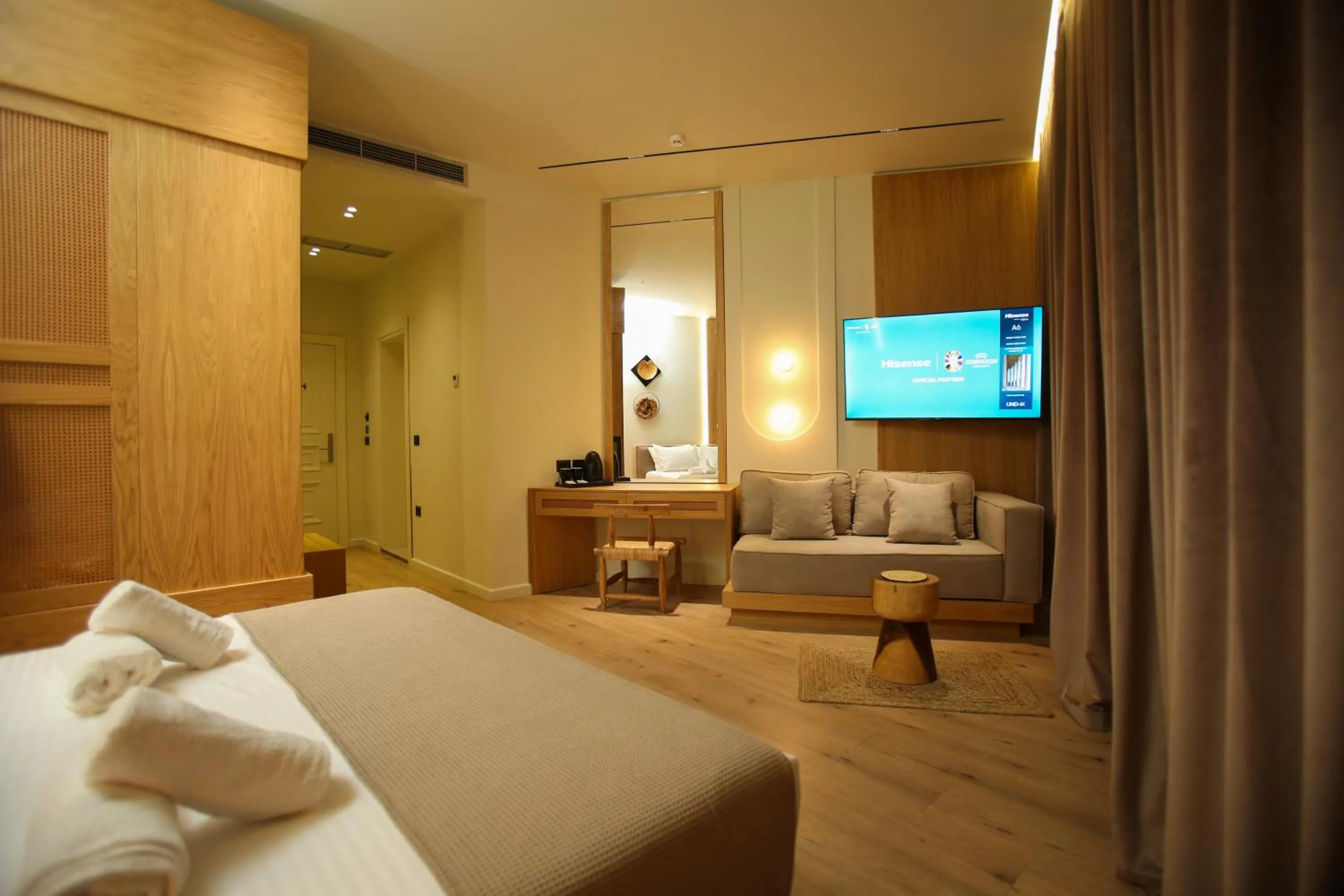 Bed in Hotel Brooklyn Vlore