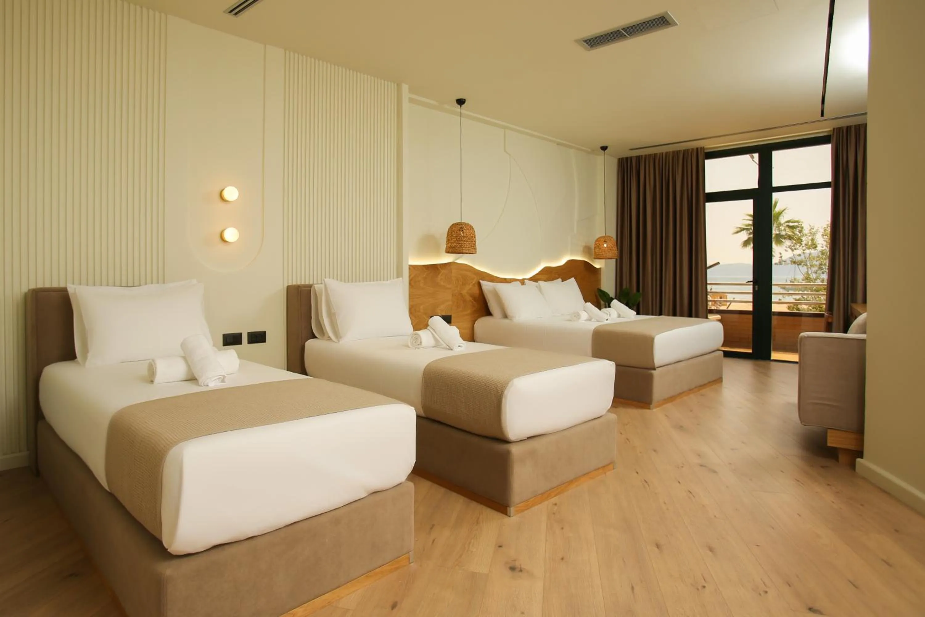 Bed in Hotel Brooklyn Vlore