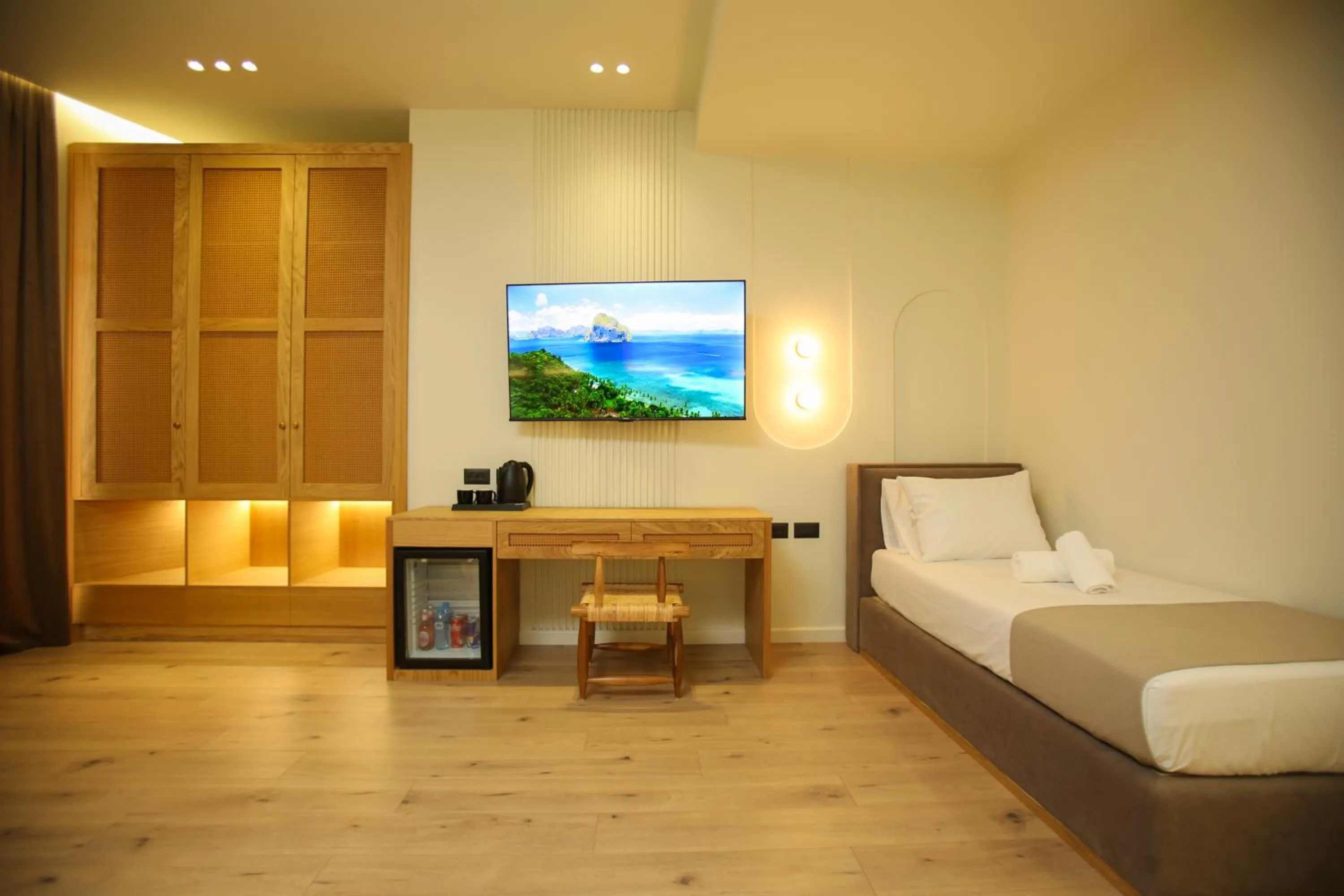 Bed in Hotel Brooklyn Vlore