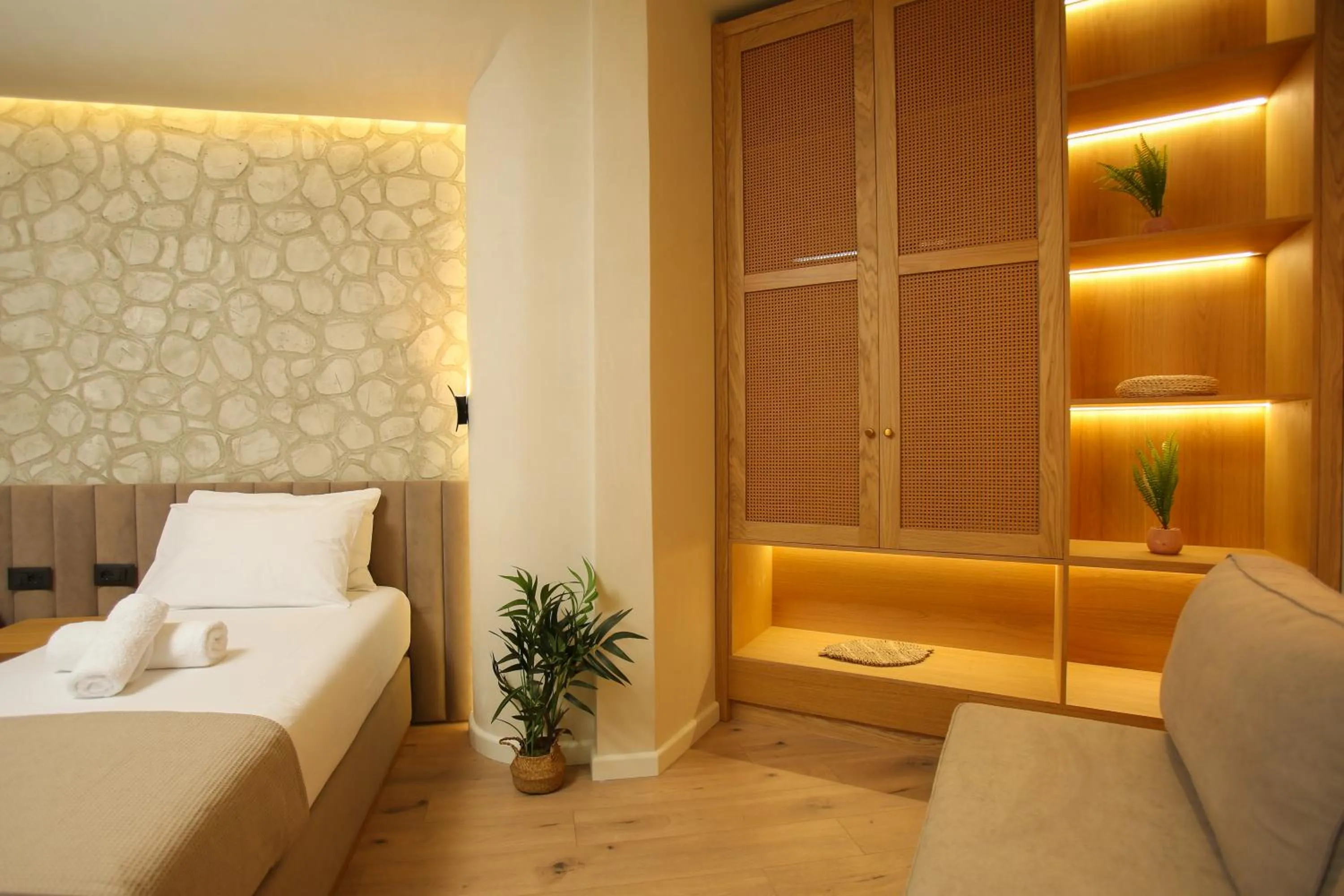 Bed in Hotel Brooklyn Vlore