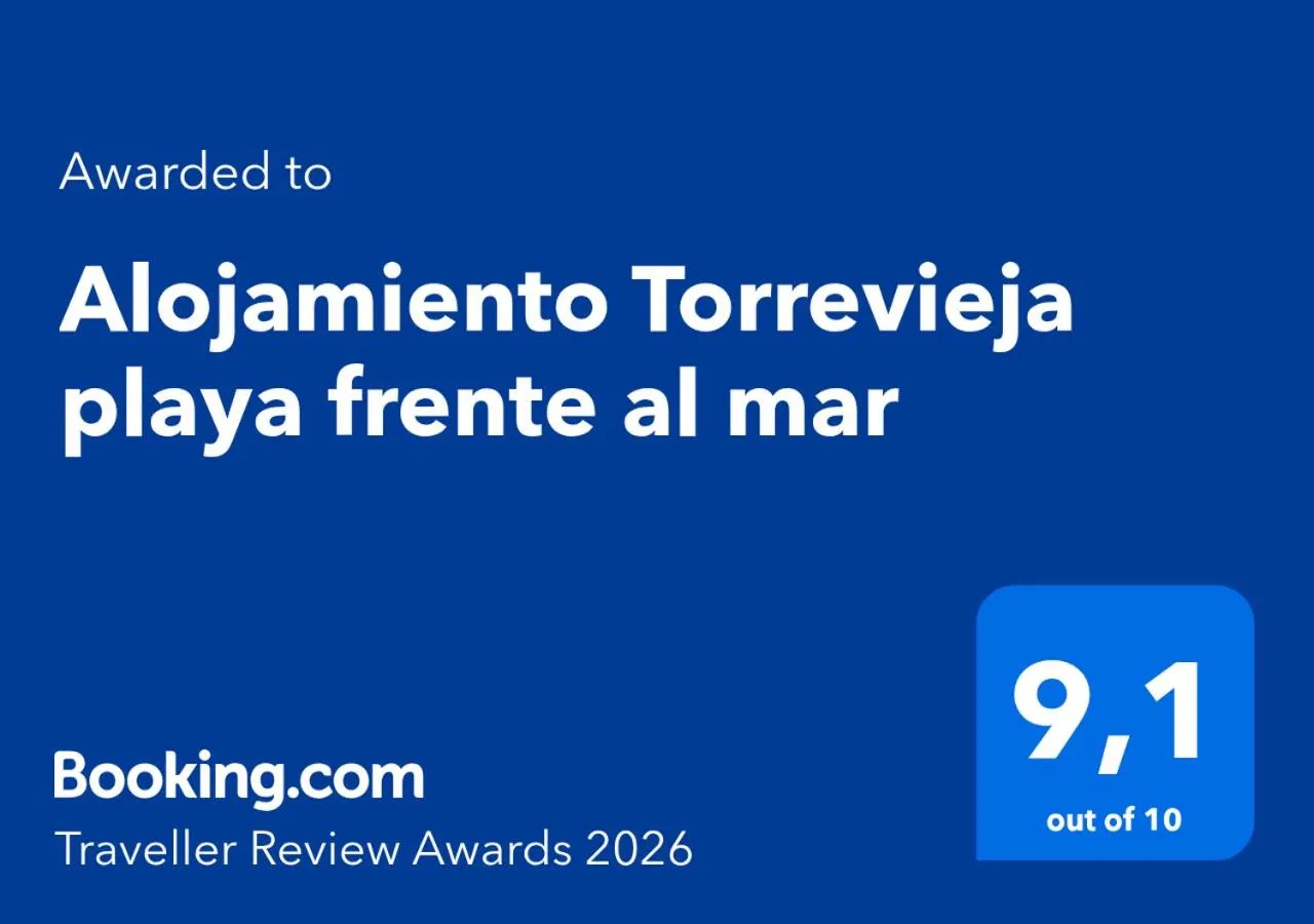 Alojamiento Torrevieja playa frente al mar