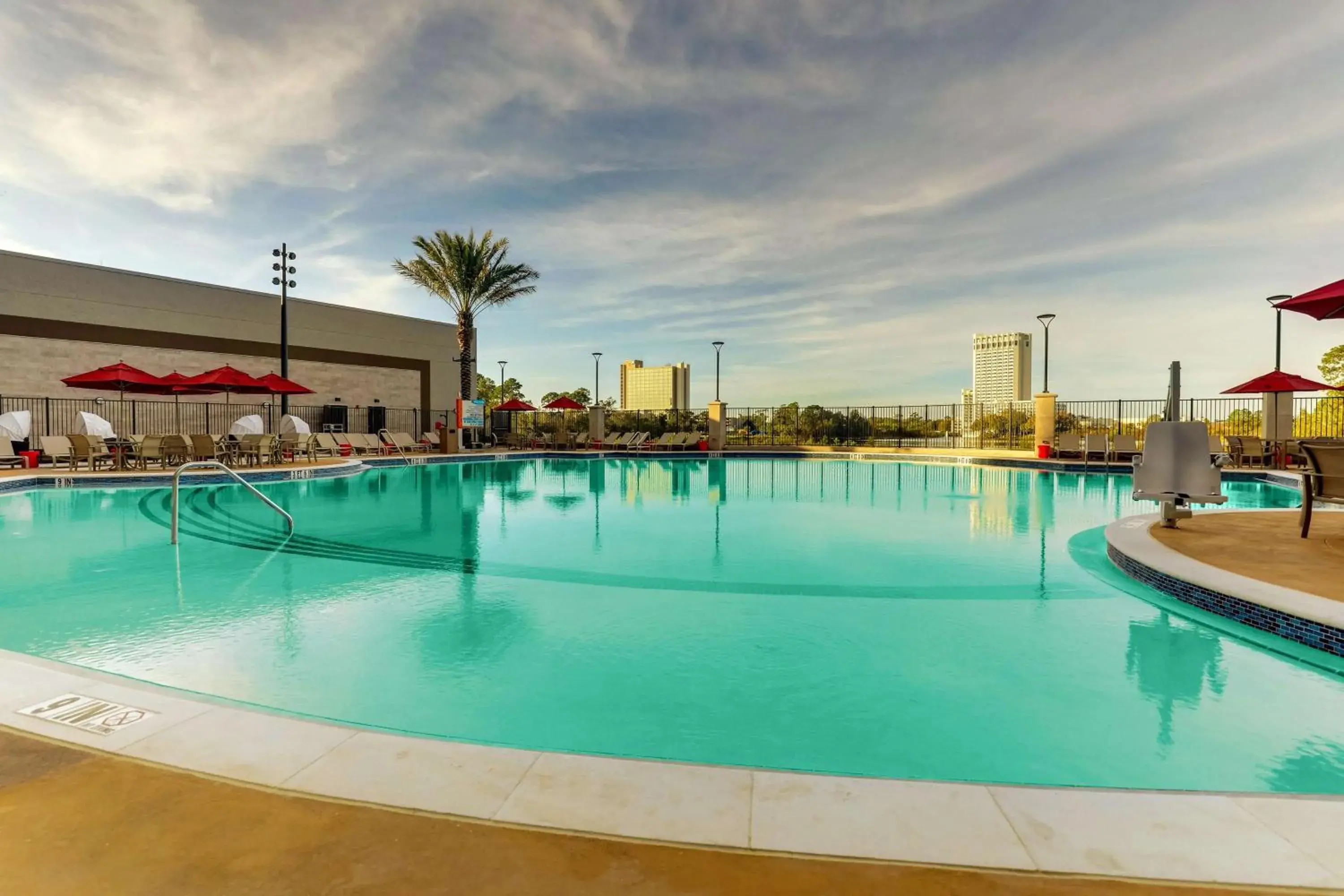Pool view in Drury Plaza Hotel Orlando - Disney Springs Area Pool view in Drury Plaza Hotel Orlando - Disney Springs Area