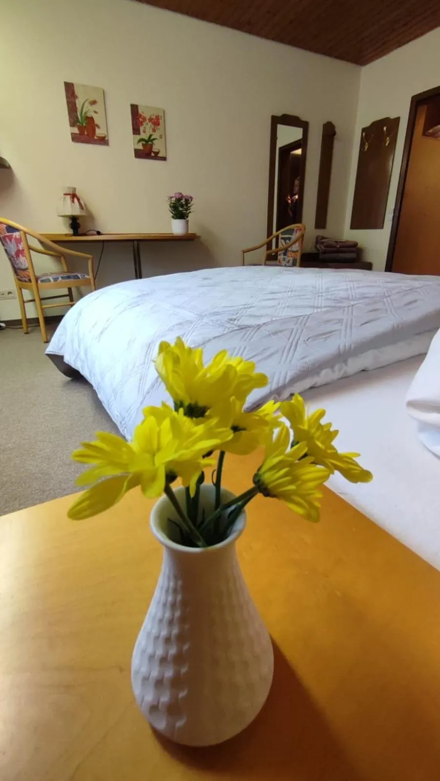 Bed in Hotel Freihof