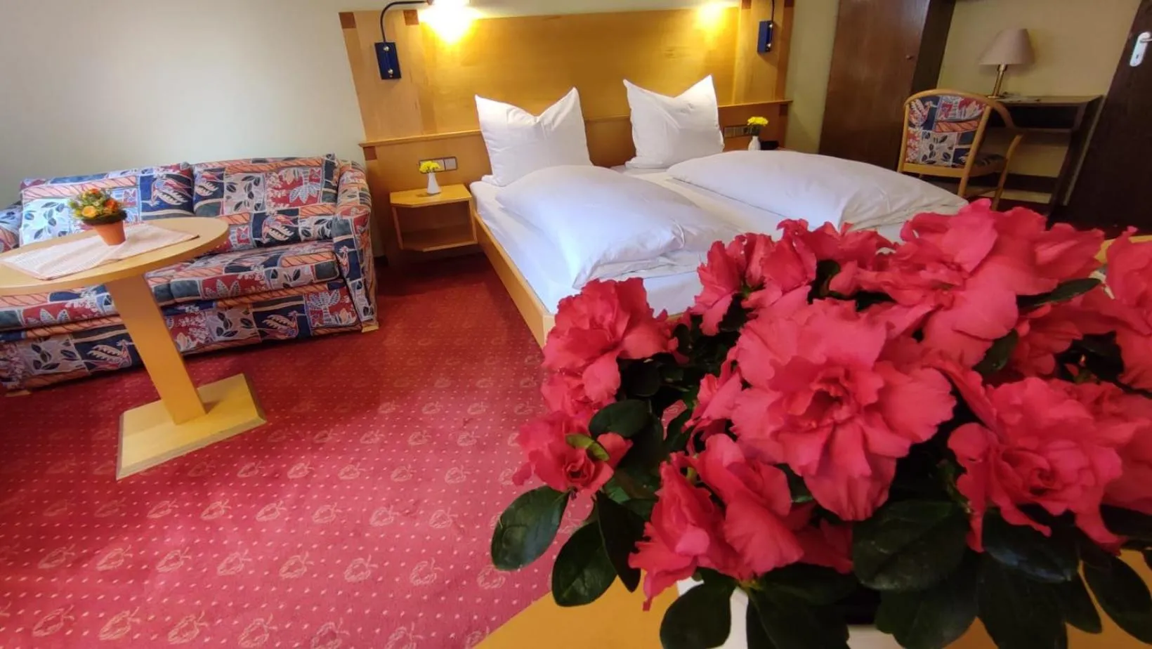 Bed in Hotel Freihof