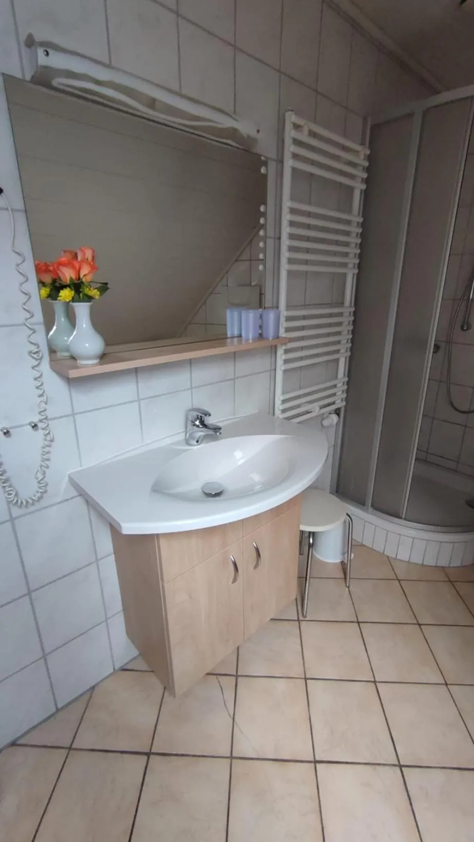 Shower in Hotel Freihof