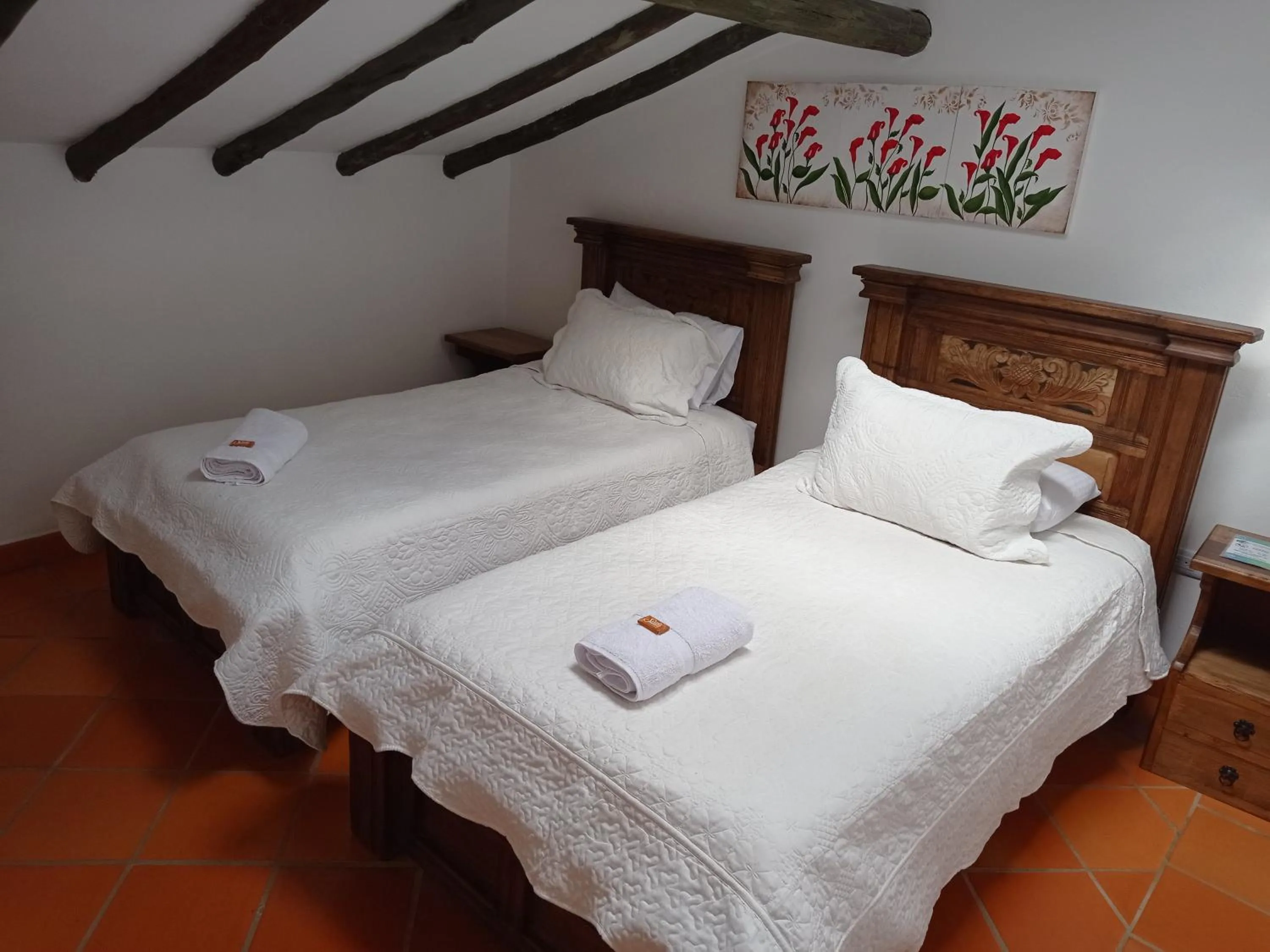 Photo of the whole room, Bed in Casa Hotel La Villa del Rosario