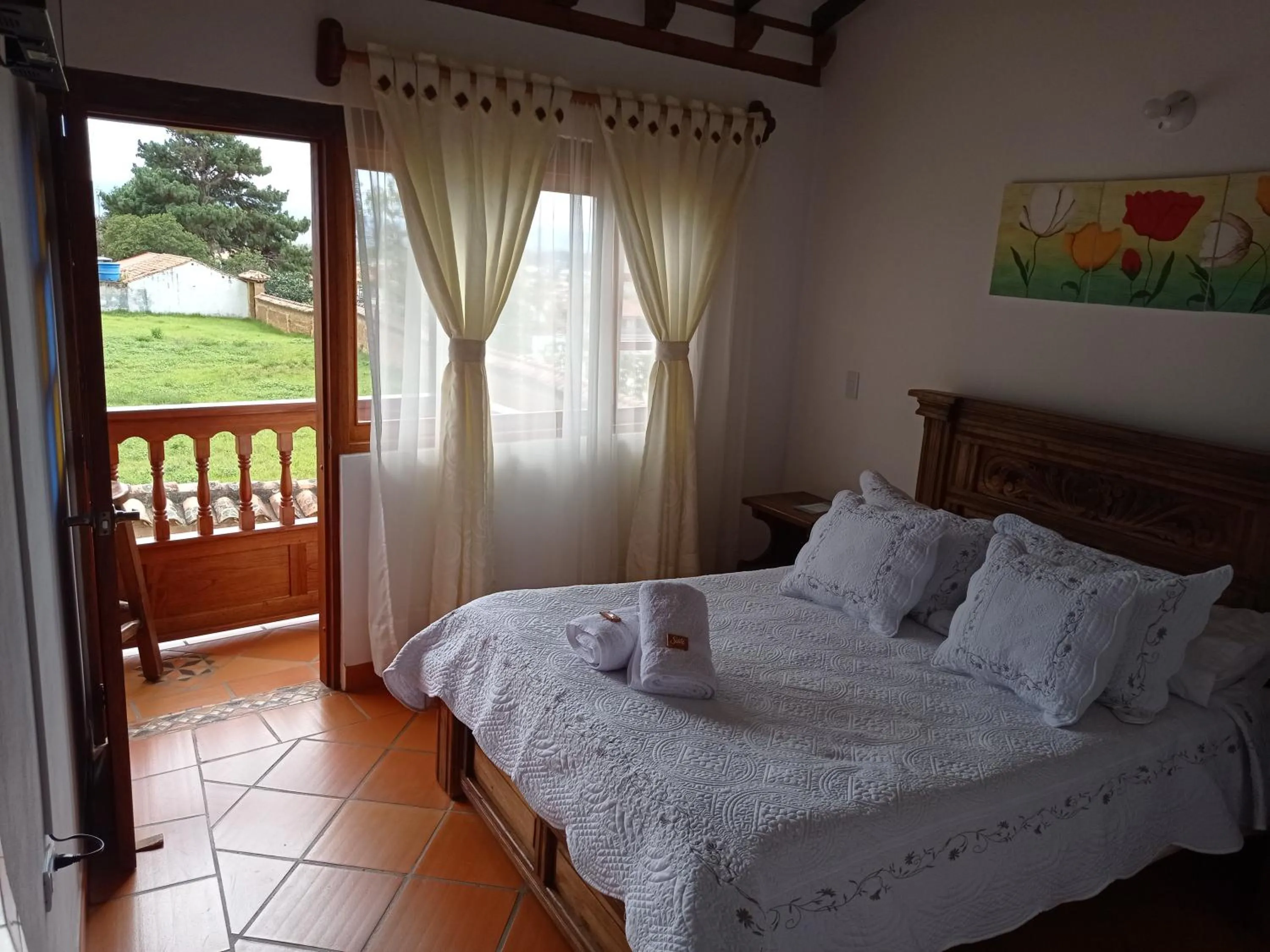 Photo of the whole room, Bed in Casa Hotel La Villa del Rosario